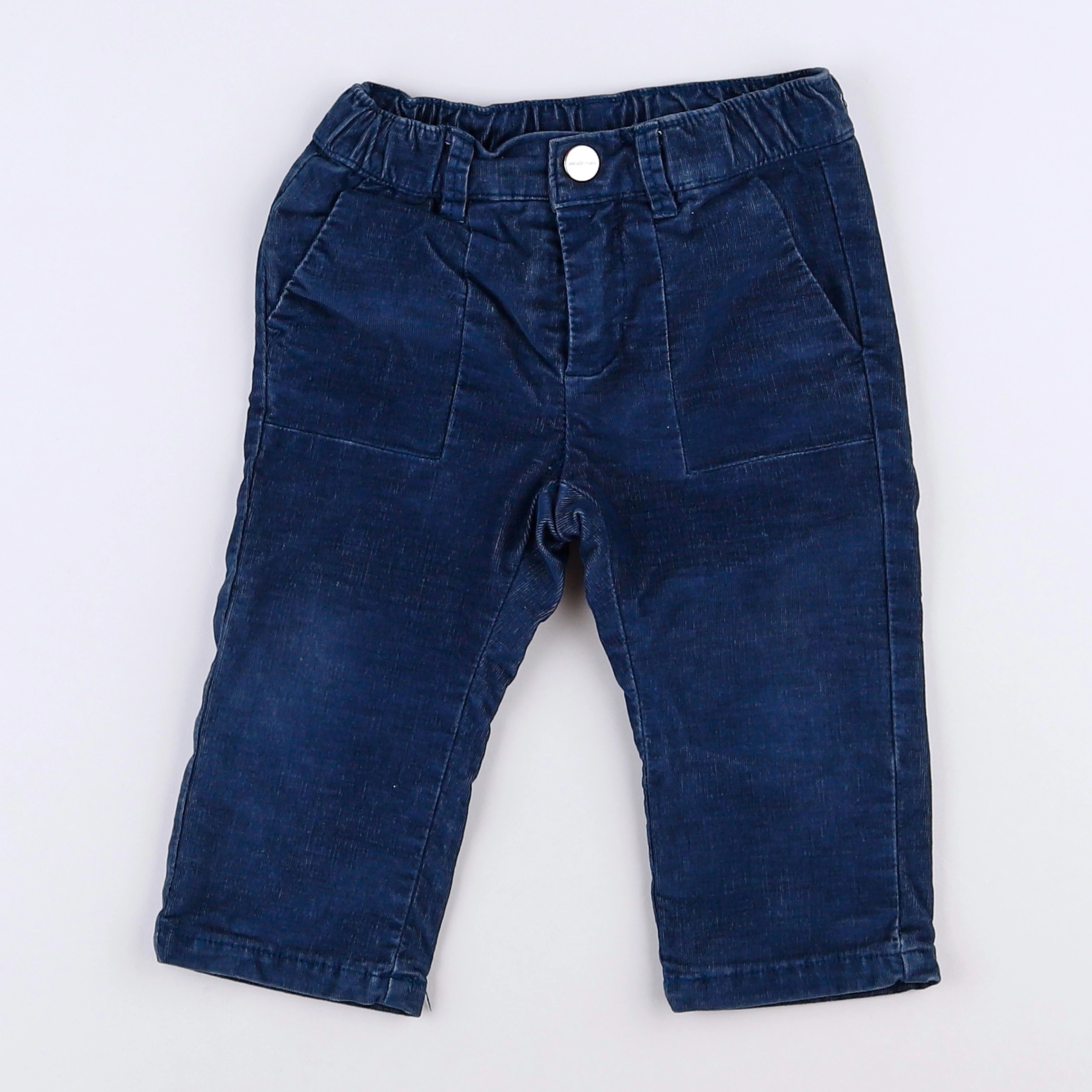 Jacadi - pantalon bleu - 12 mois
