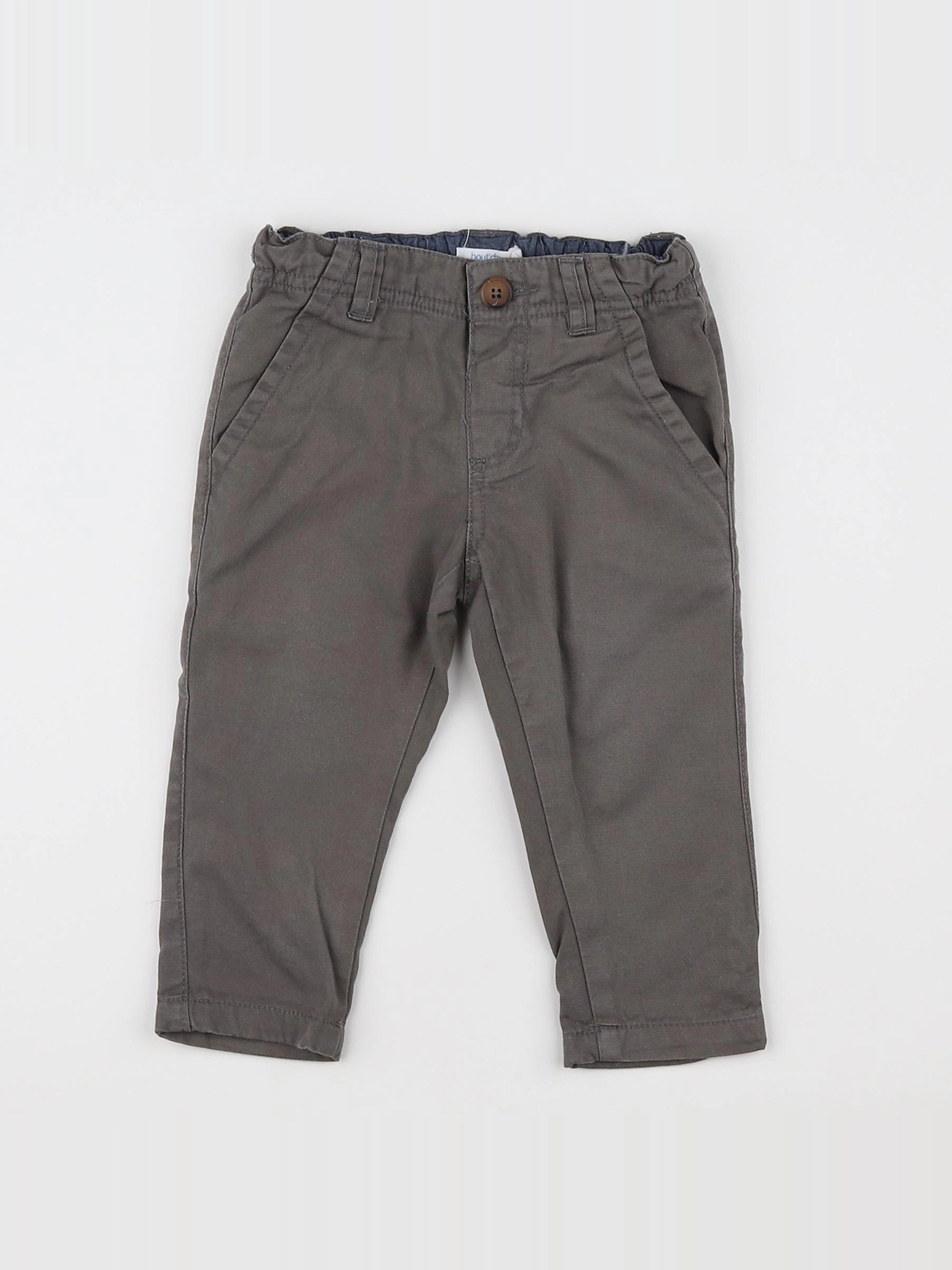 Boutchou - pantalon marron - 9 mois