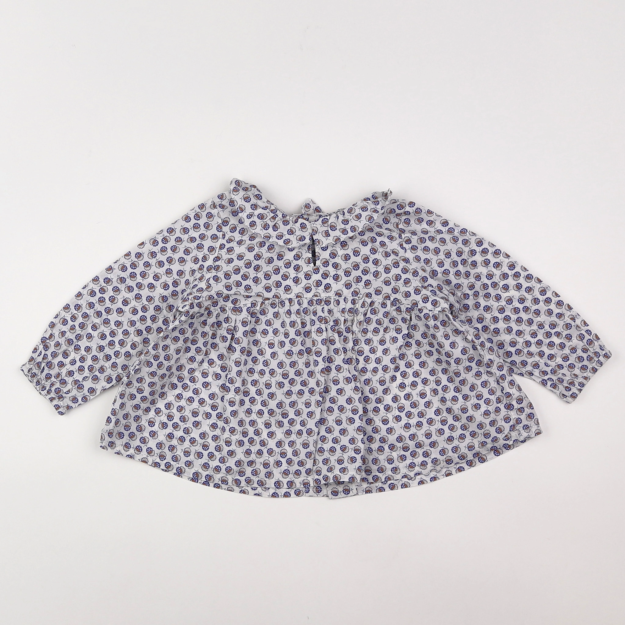 Bonton - blouse multicolore - 12 mois