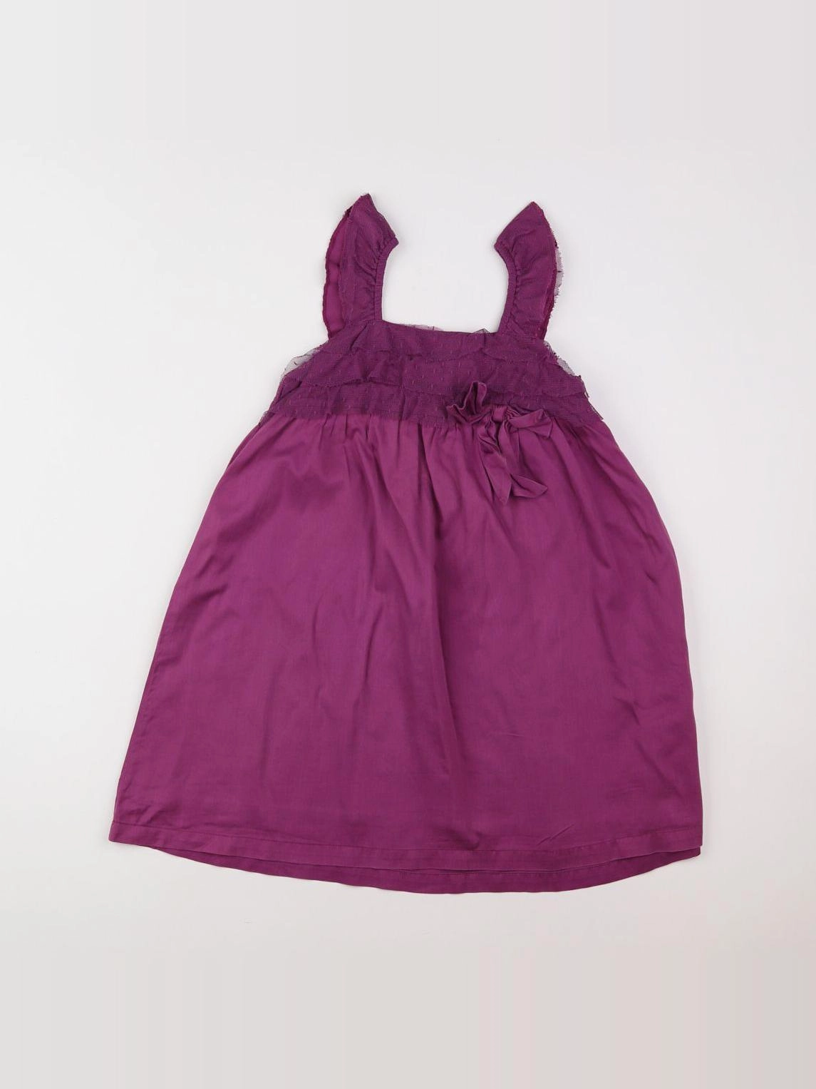 Vertbaudet - robe violet - 6 ans