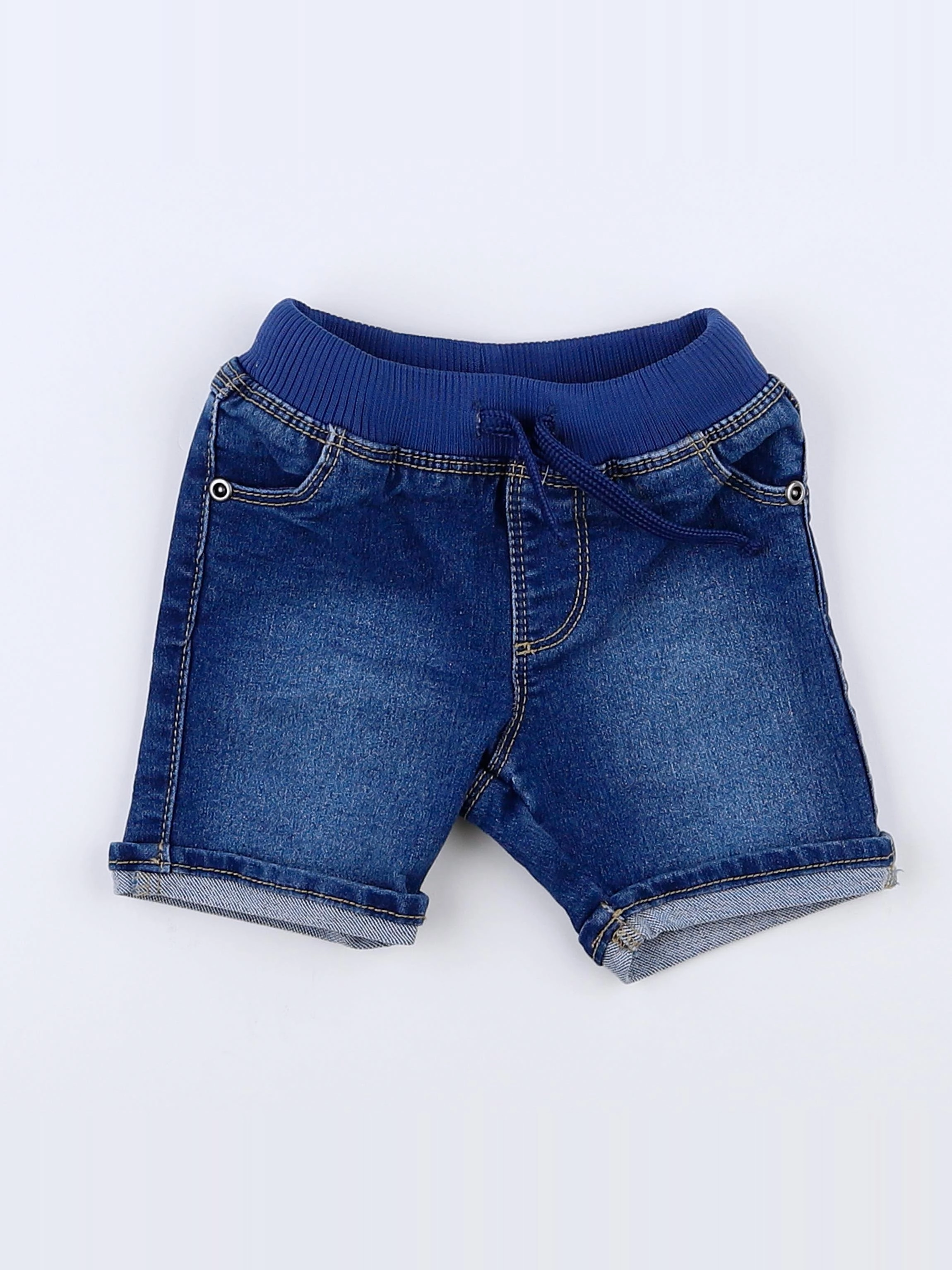 Tape à l'oeil - short bleu - 3 mois