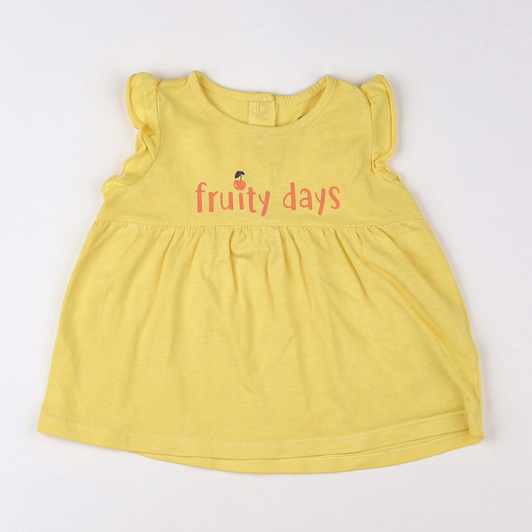 La Redoute - tee-shirt jaune - 12 mois