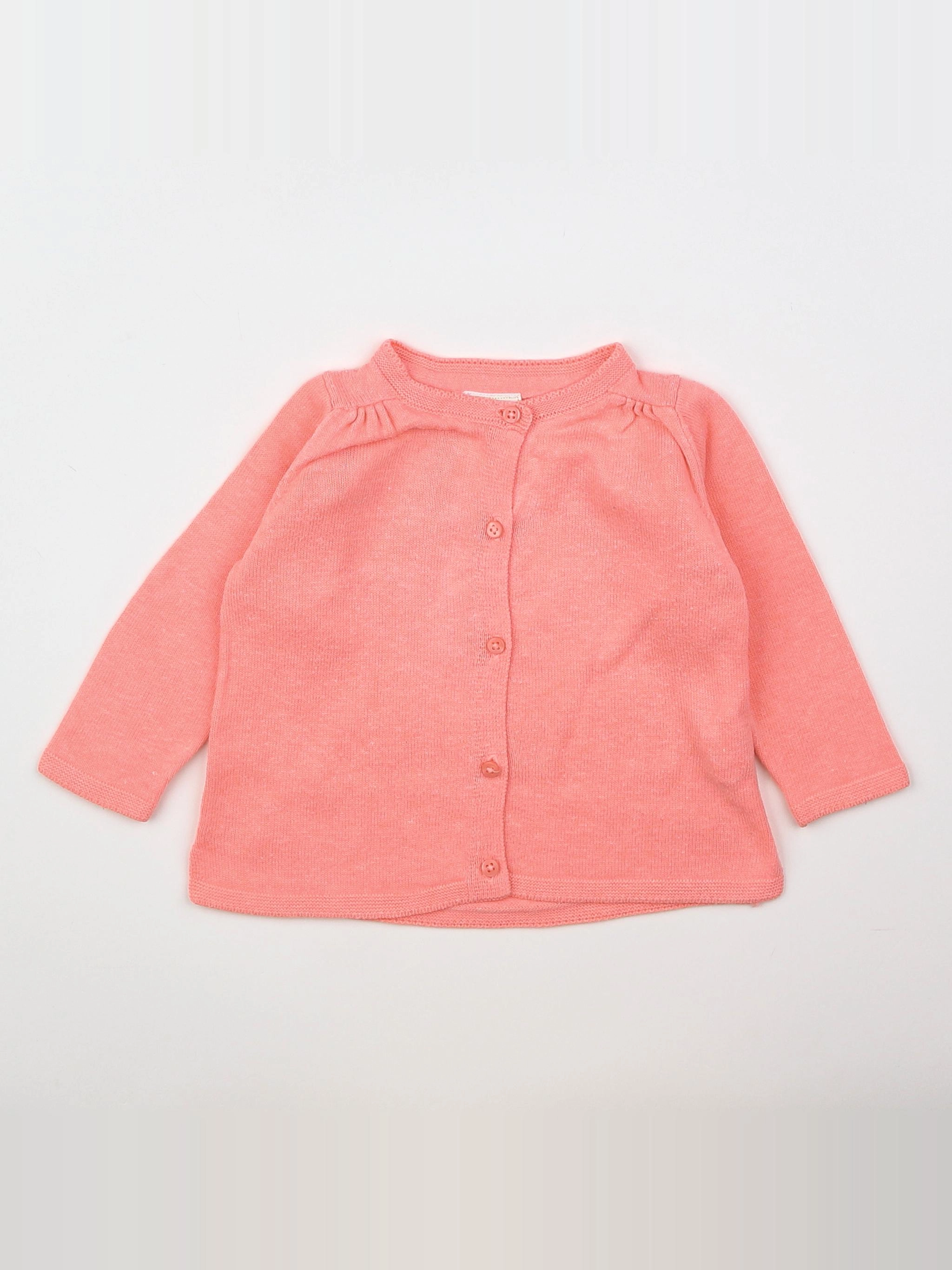 Tape à l'oeil - gilet orange - 9 mois