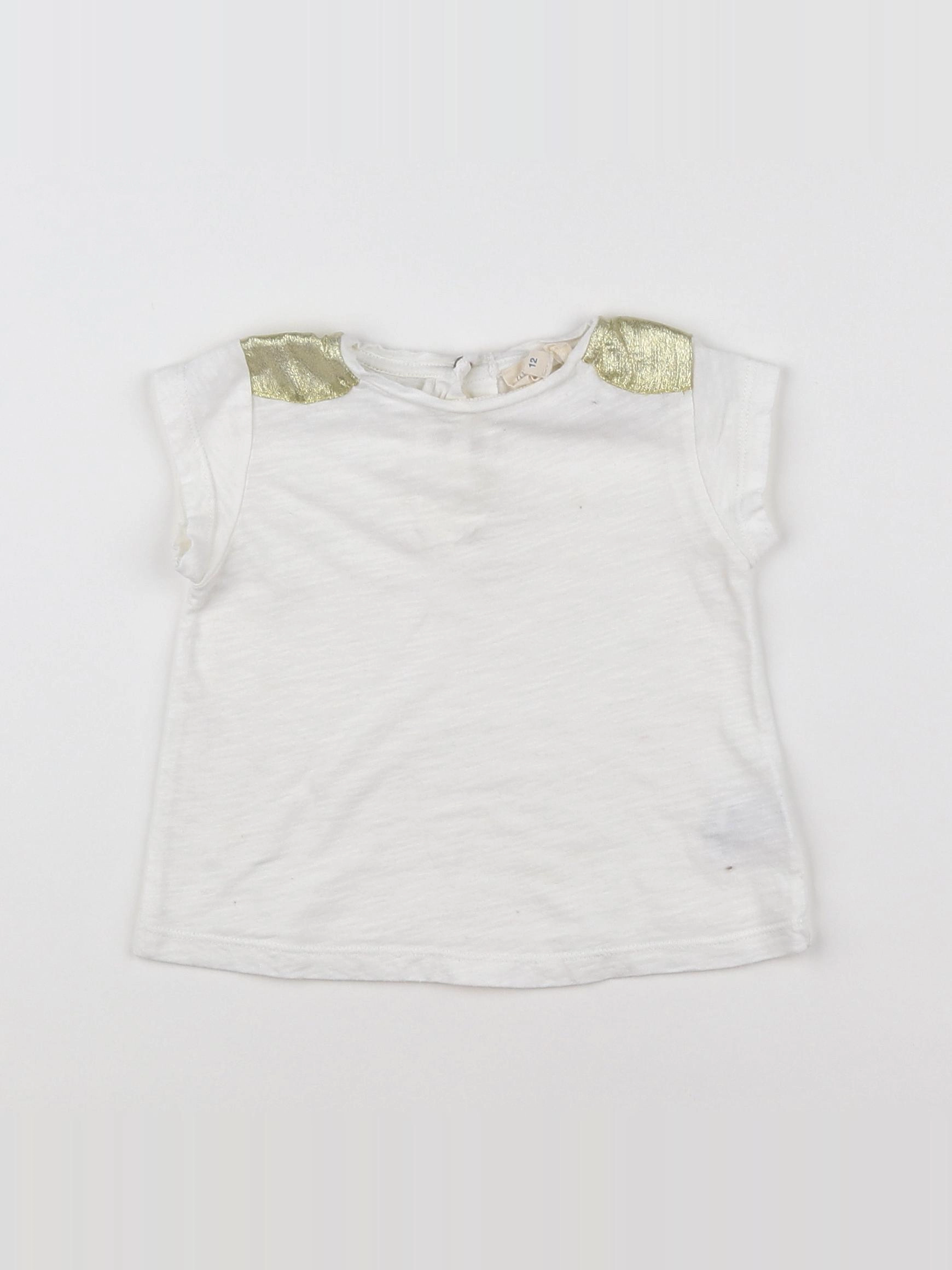 Louis Louise - tee-shirt blanc - 12 mois