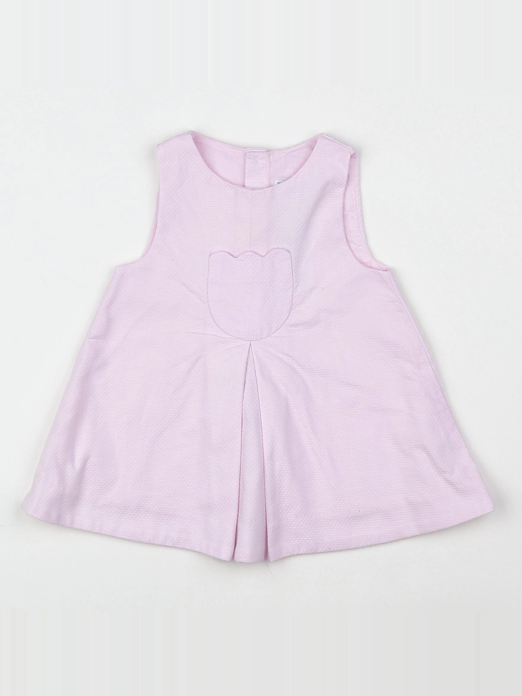 Jacadi - robe rose - 6 mois