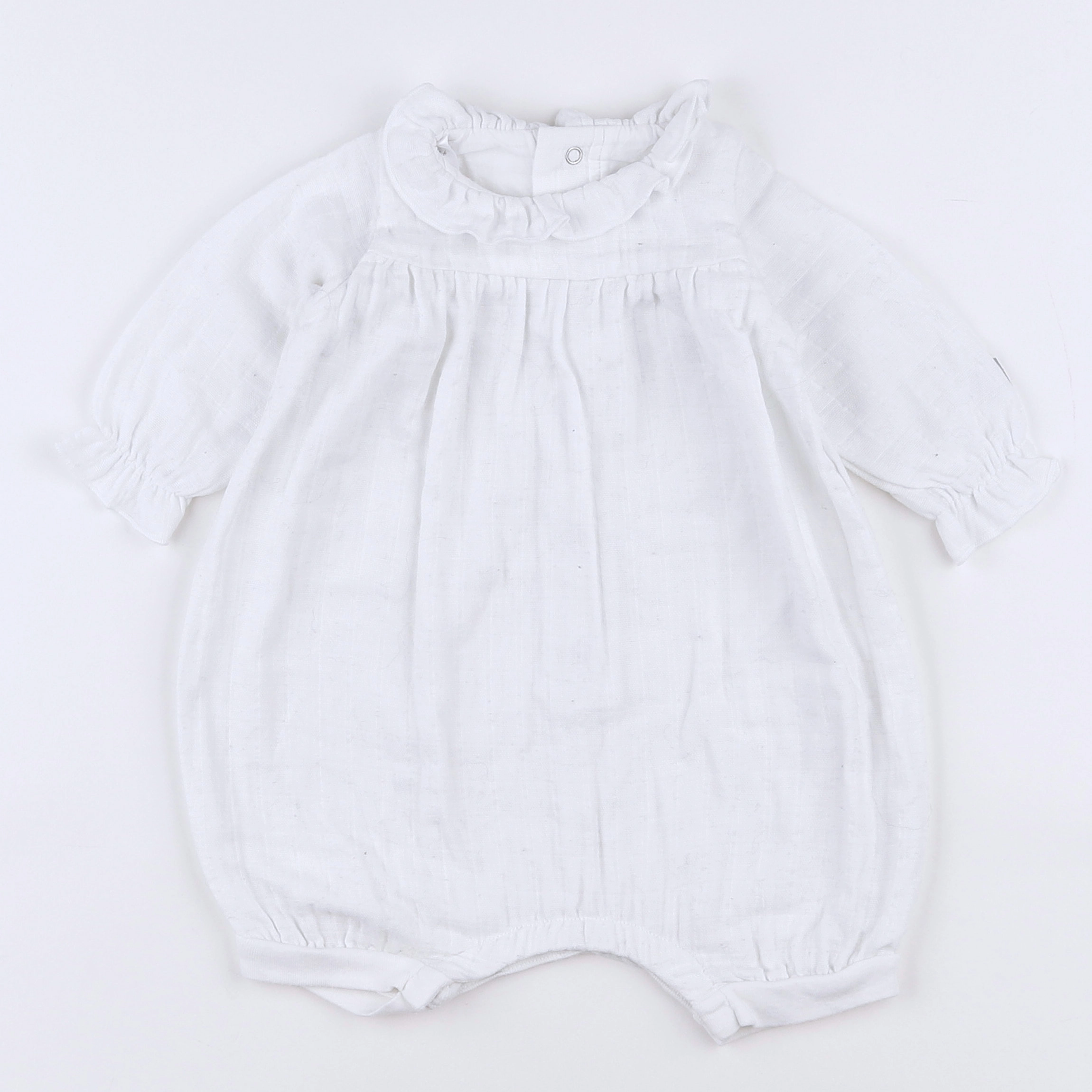 Petit Bateau - combinaison blanc - 3 mois