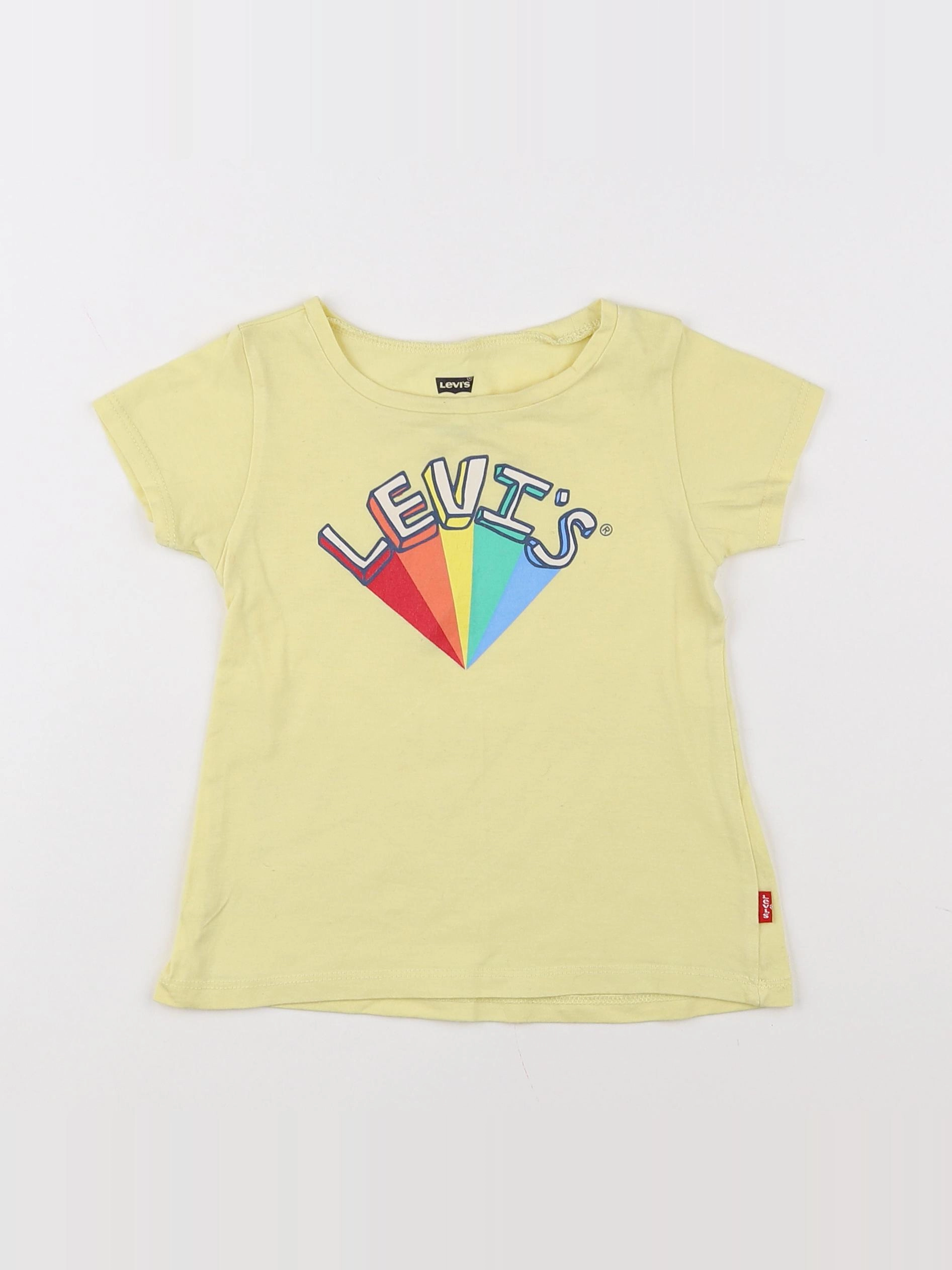 Levi's - tee-shirt jaune - 18 mois