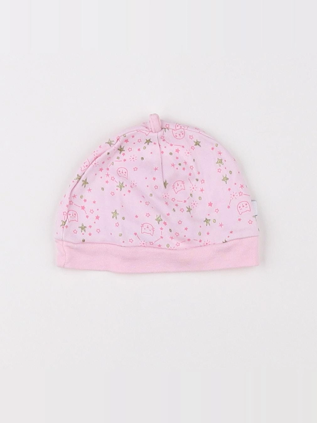 Absorba - bonnet de naissance rose - 12 mois