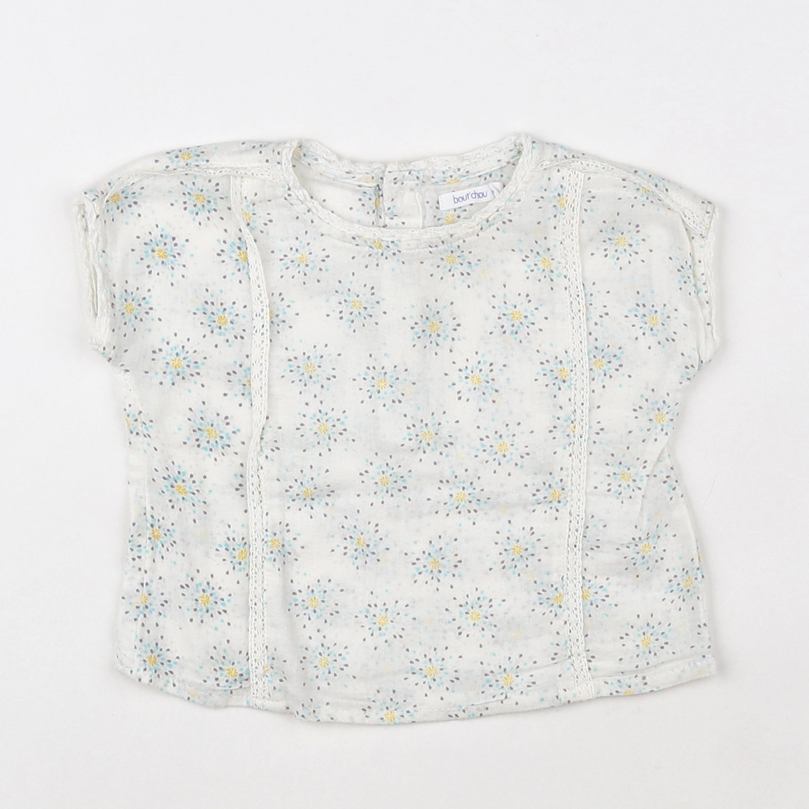 Boutchou - blouse blanc - 9 mois