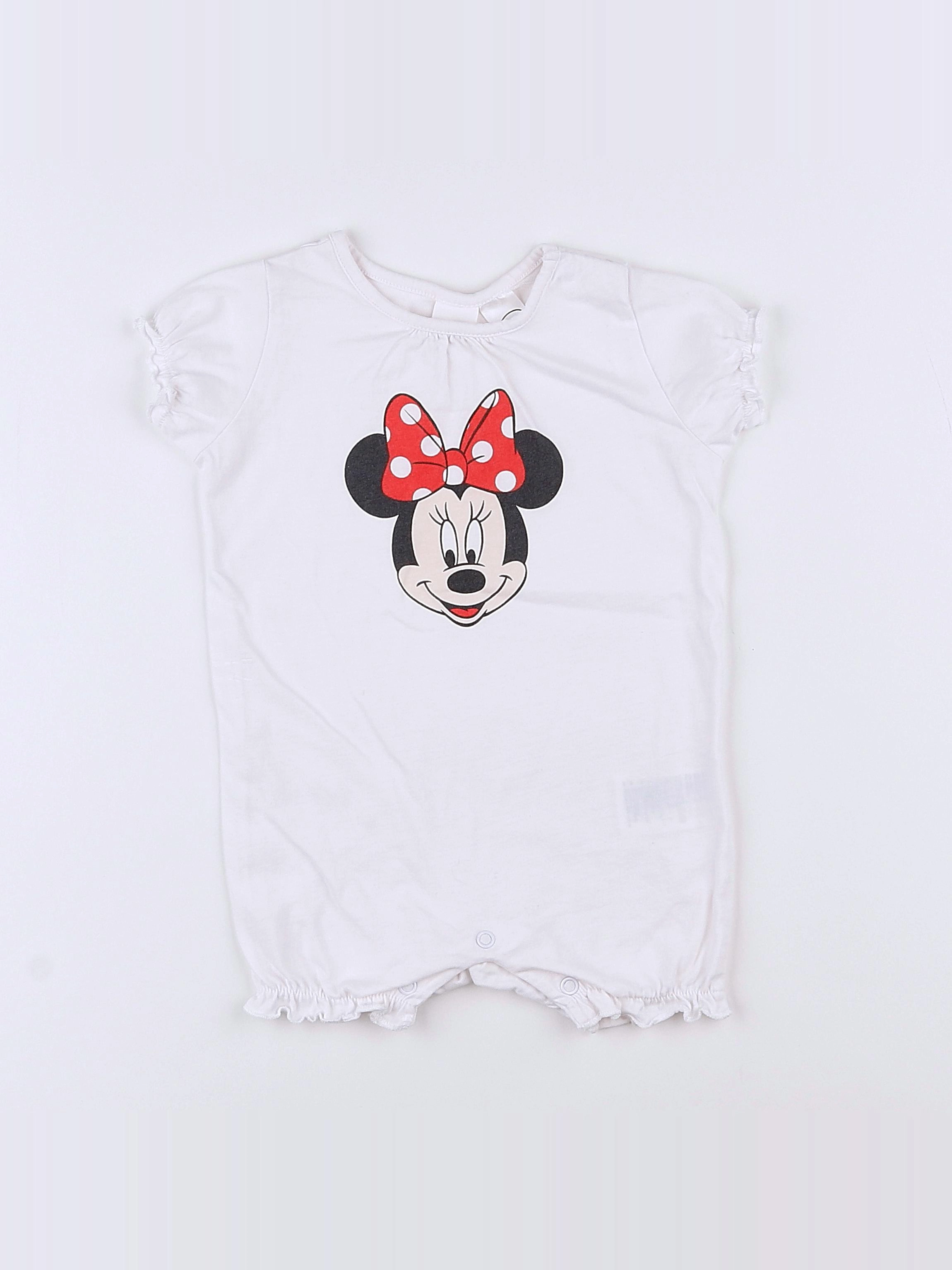 H&M - combinaison blanc - 1/3 mois