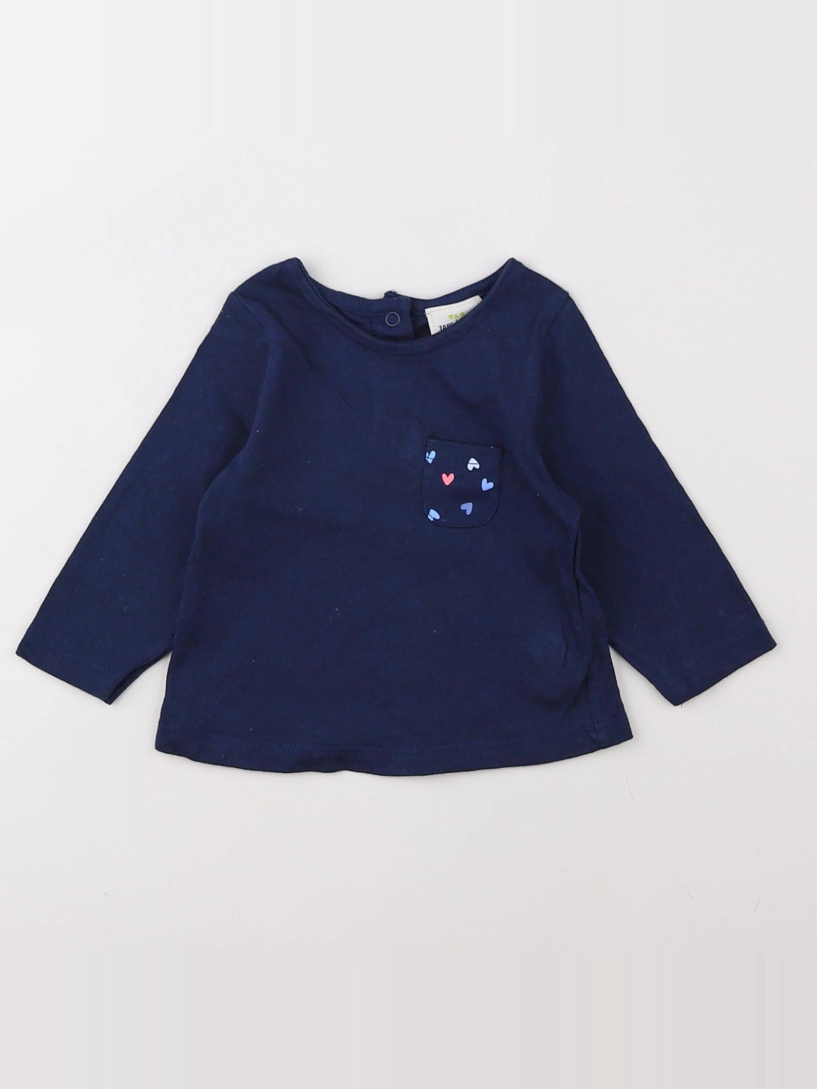 Tape à l'oeil - tee-shirt bleu - 3 mois