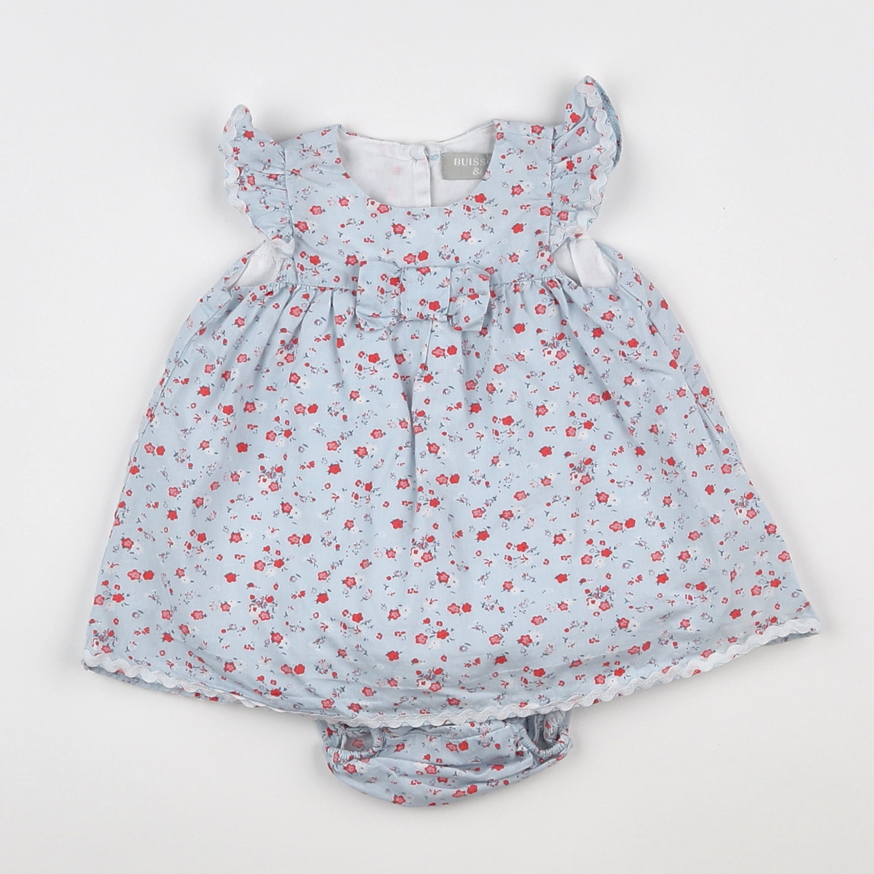 Buissonnière - robe multicolore - 3/6 mois