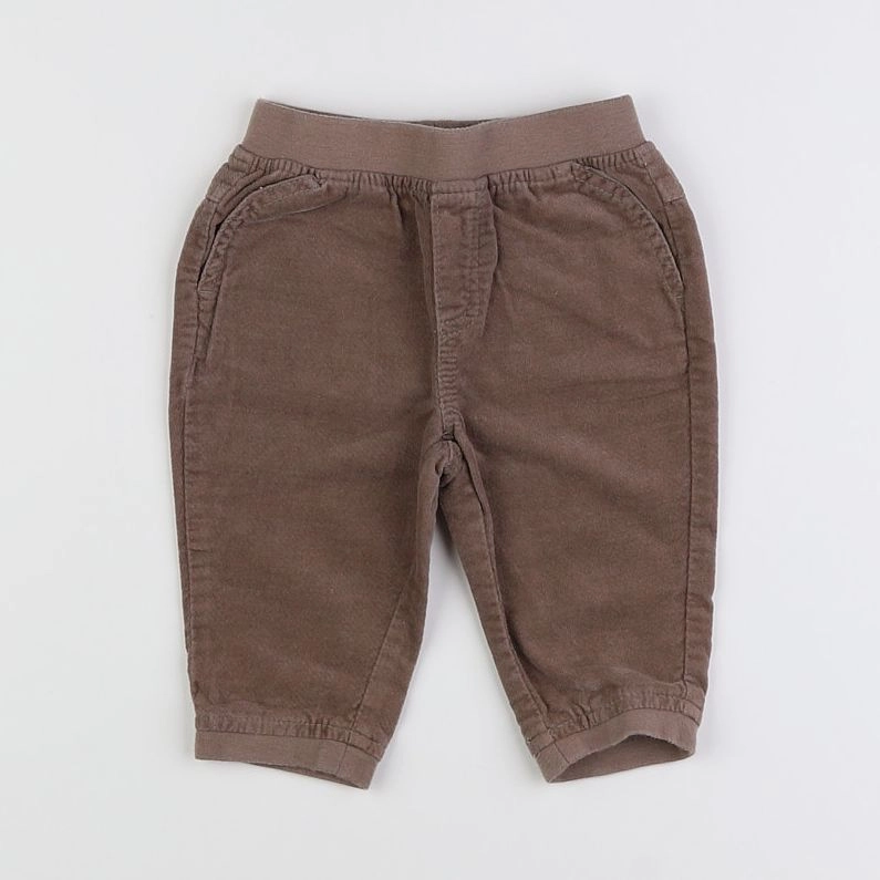 Vertbaudet - pantalon marron - 6 mois