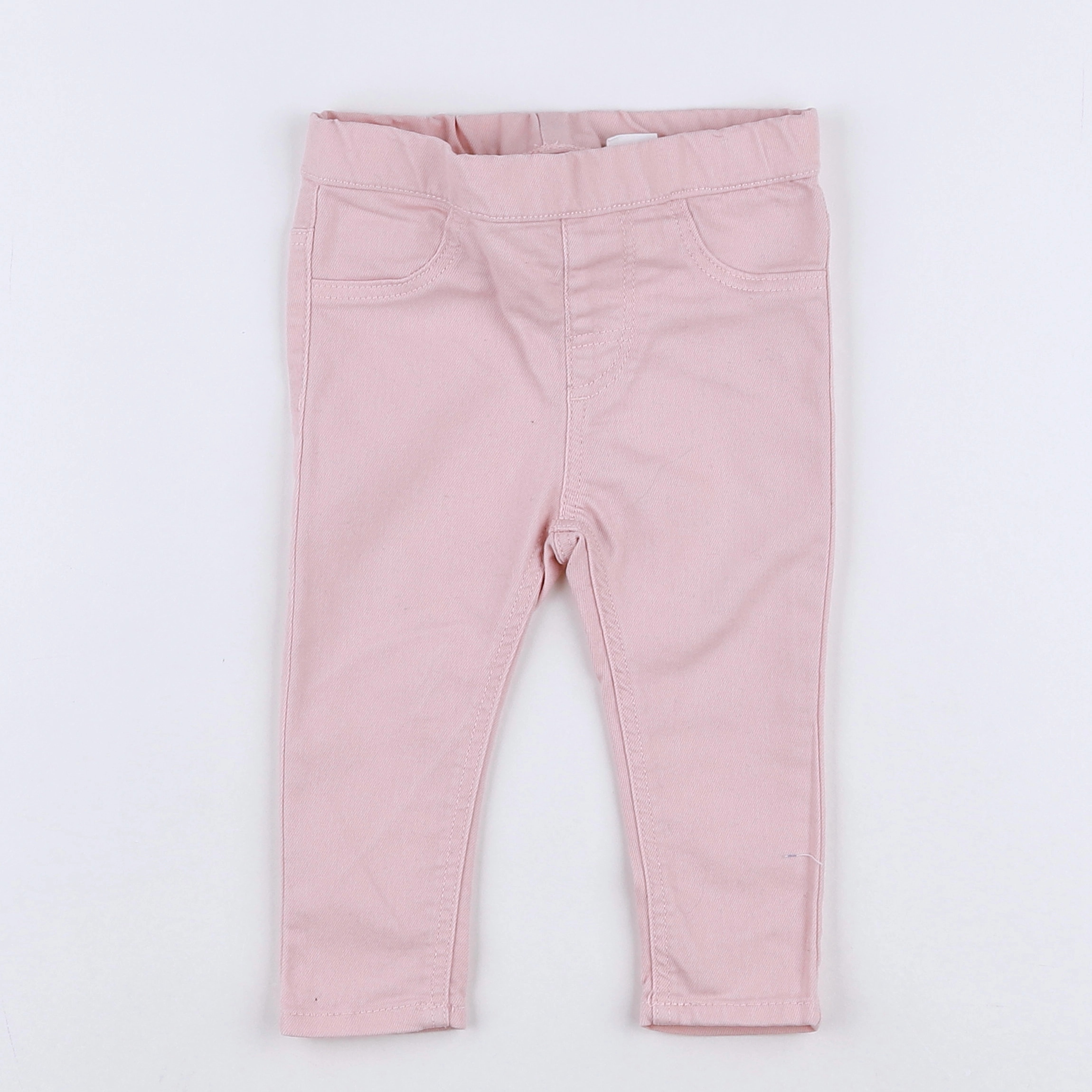 H&M - jegging rose - 6/9 mois