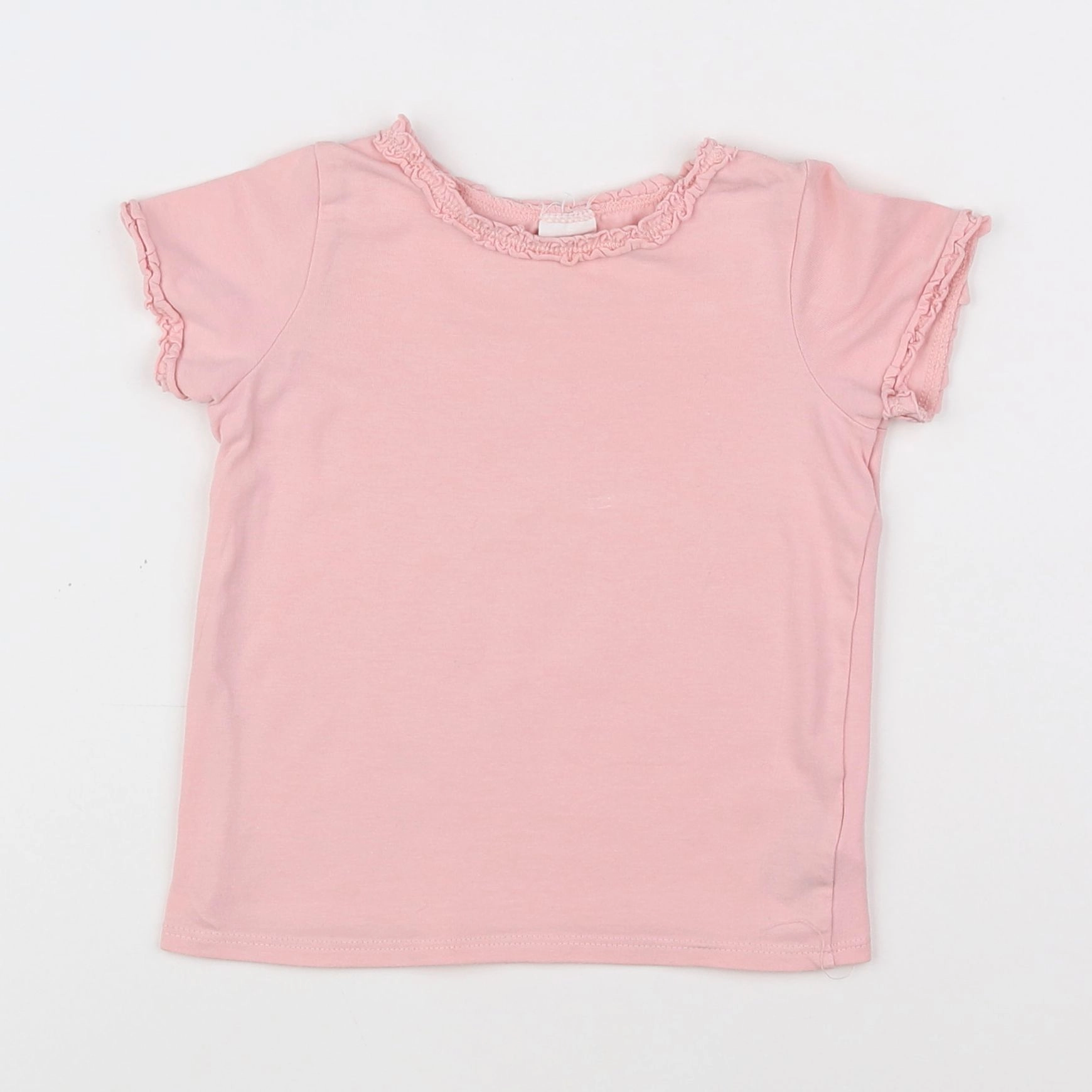 H&M - tee-shirt rose - 9/12 mois