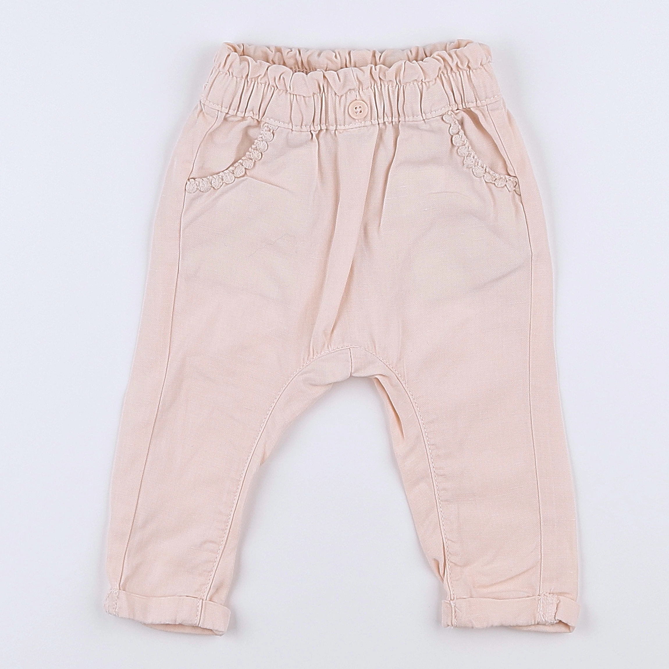 Tape à l'oeil - pantalon rose - 12 mois