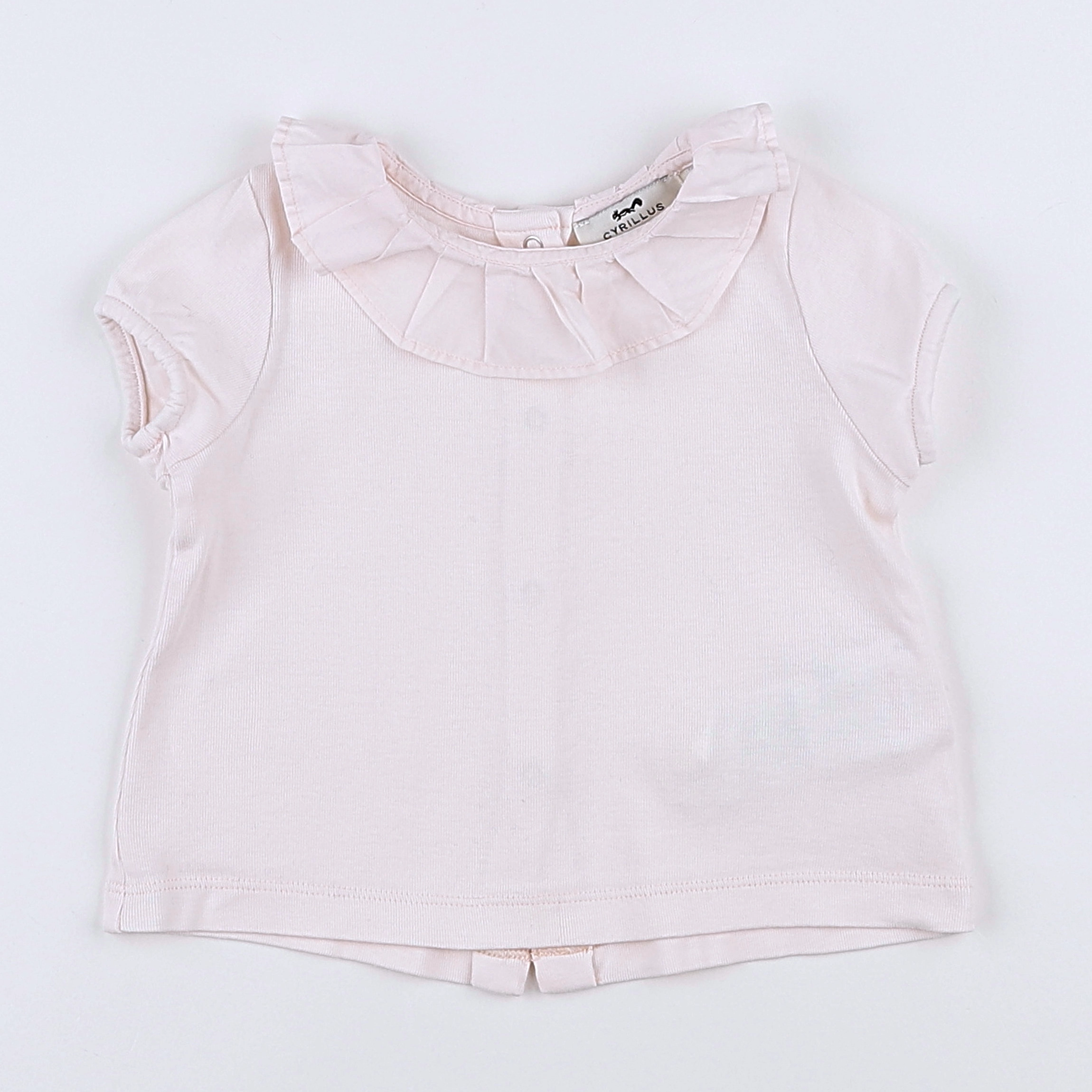 Cyrillus - tee-shirt rose - 9 mois