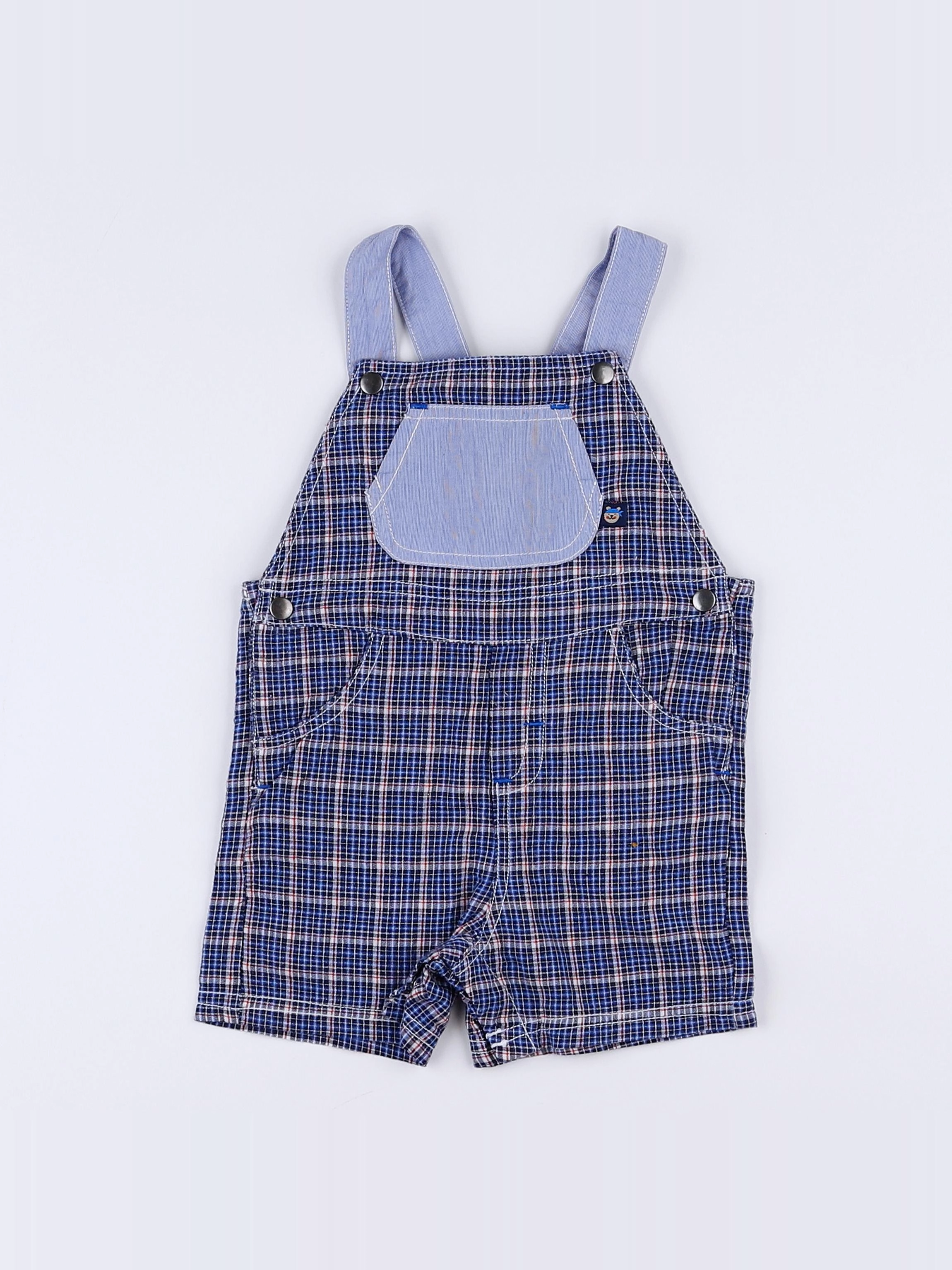 Absorba - salopette blanc, bleu - 6 mois