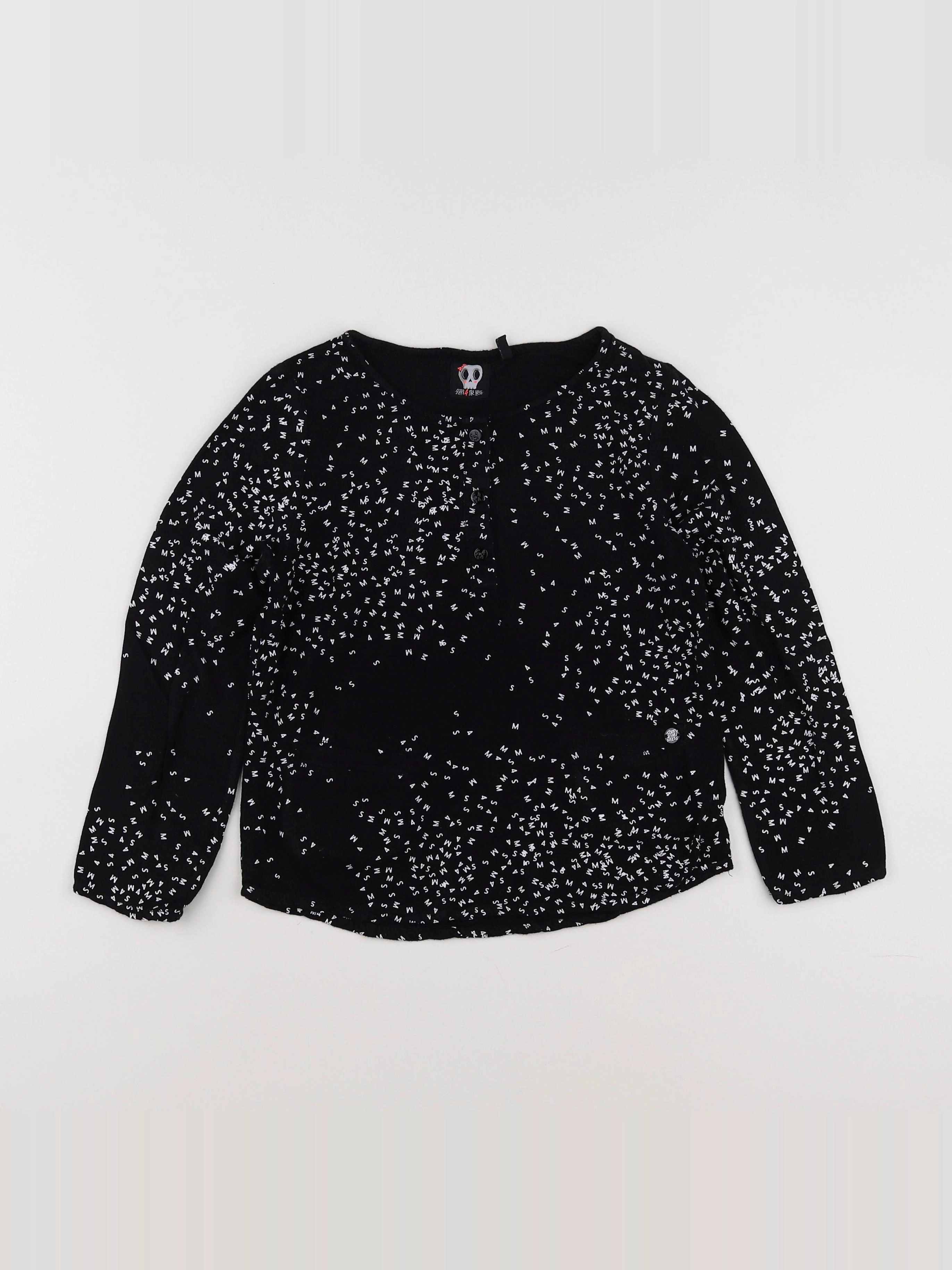 IKKS - blouse noir - 6 ans