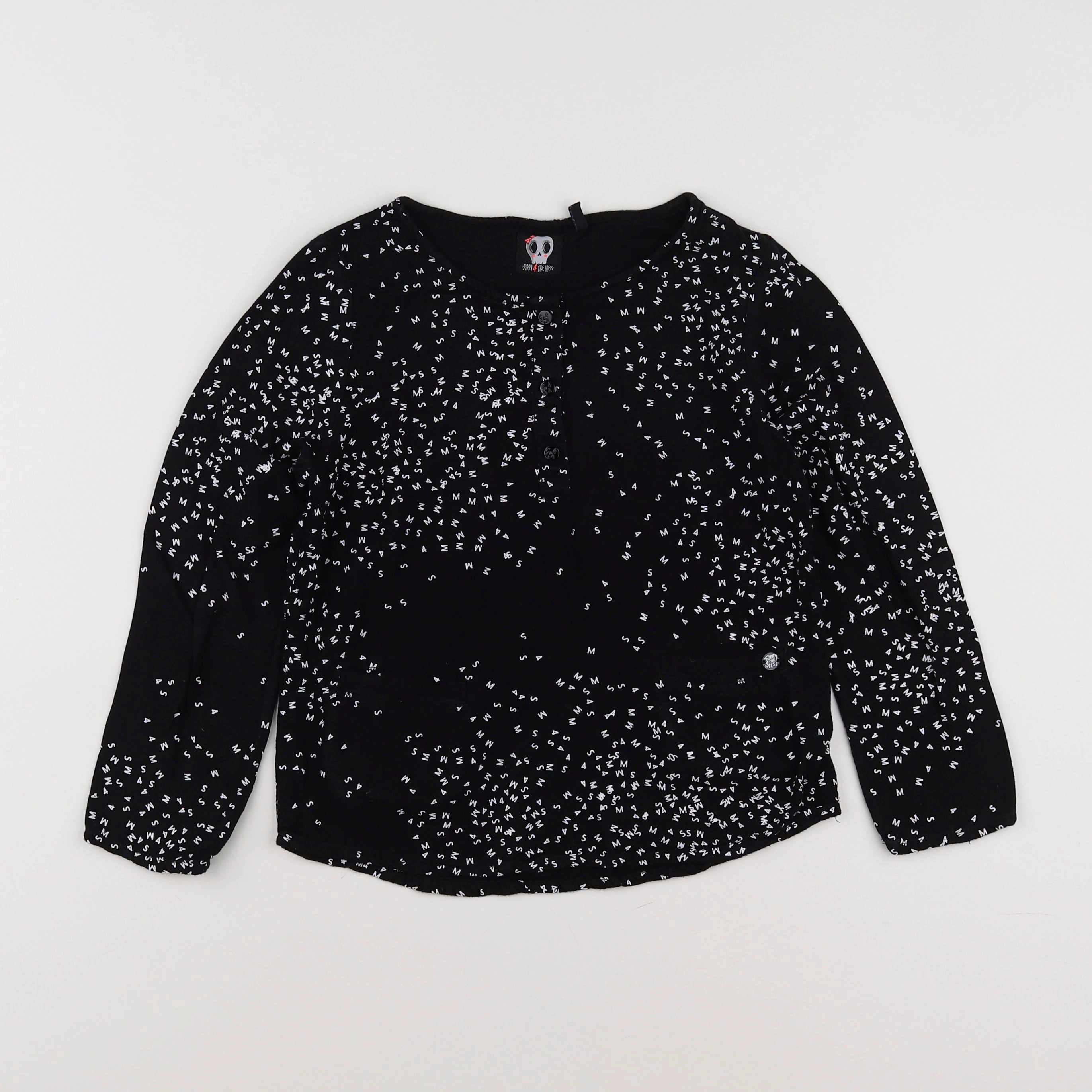 IKKS - blouse noir - 6 ans