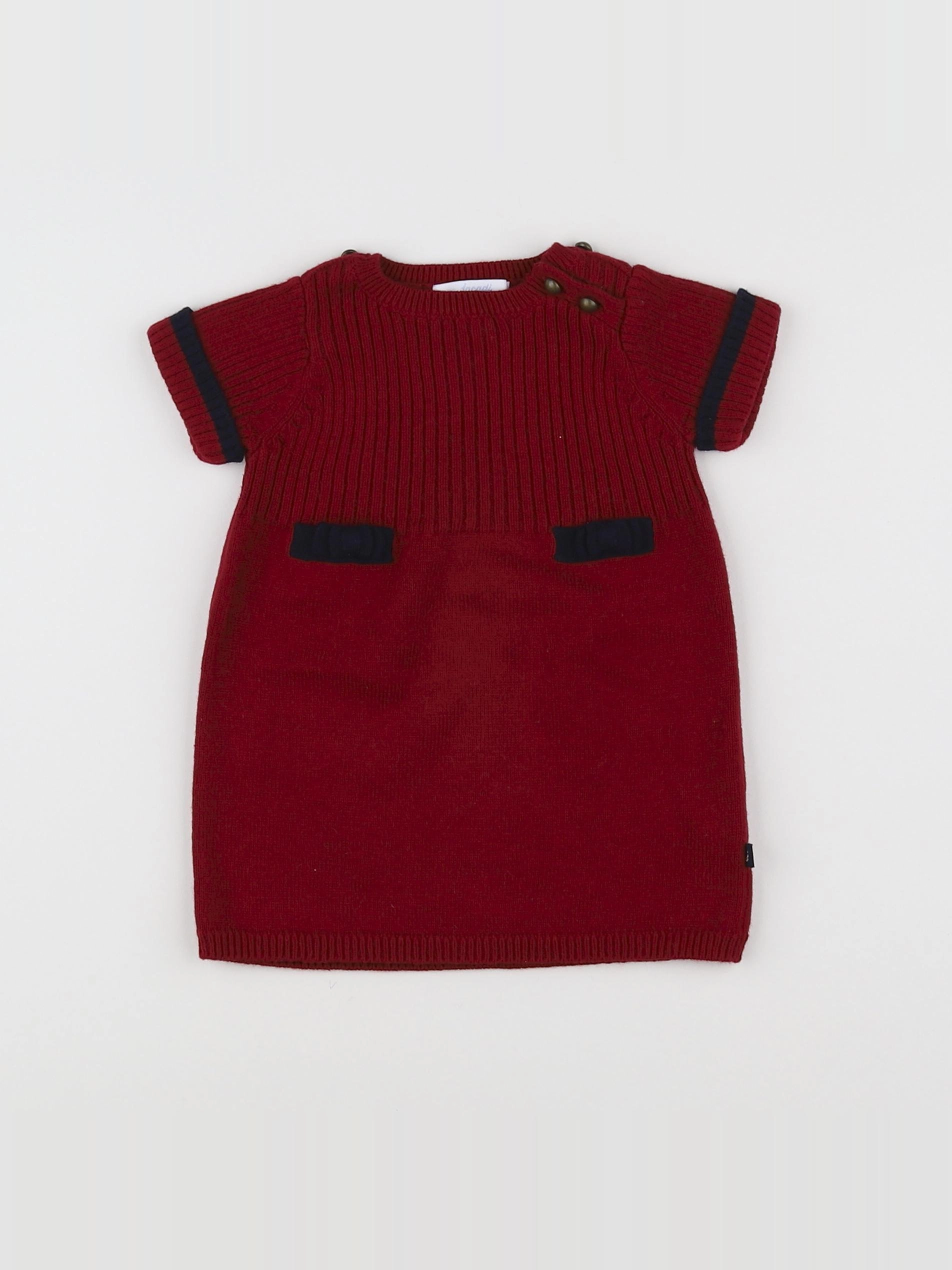 Jacadi - robe rouge - 6 mois