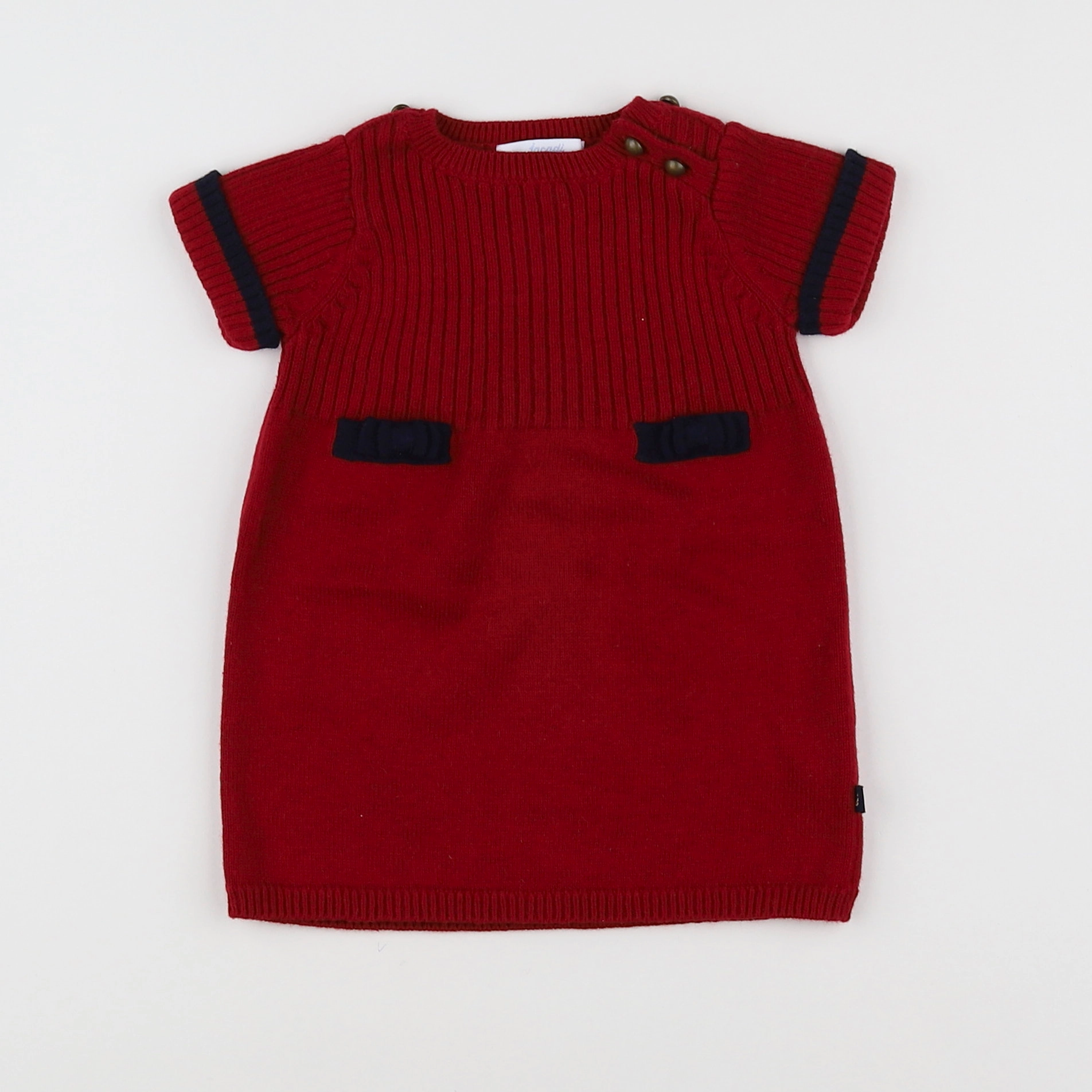 Jacadi - robe rouge - 6 mois