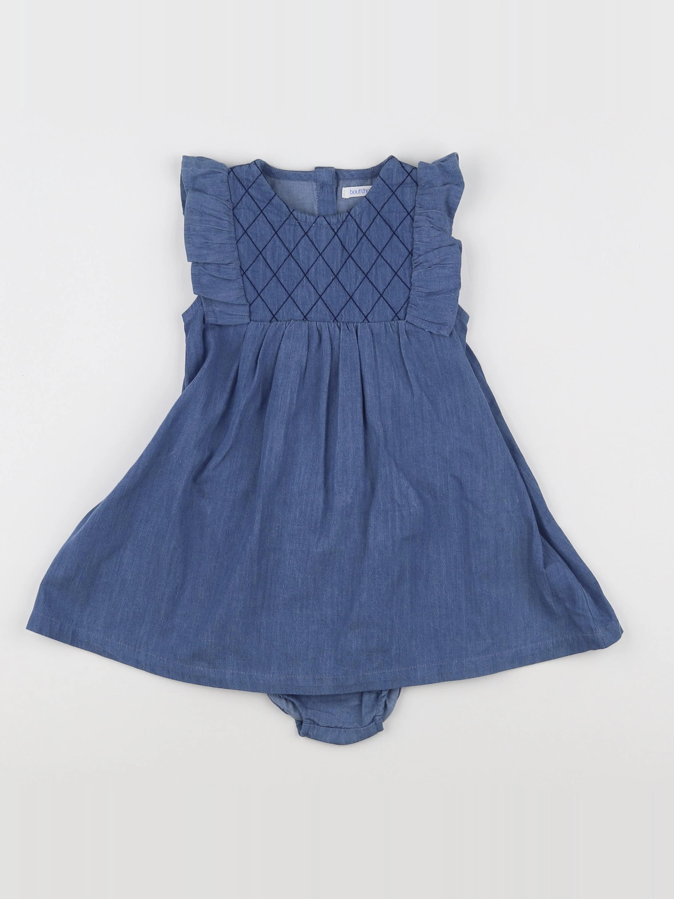 Boutchou - robe bleu - 6 mois