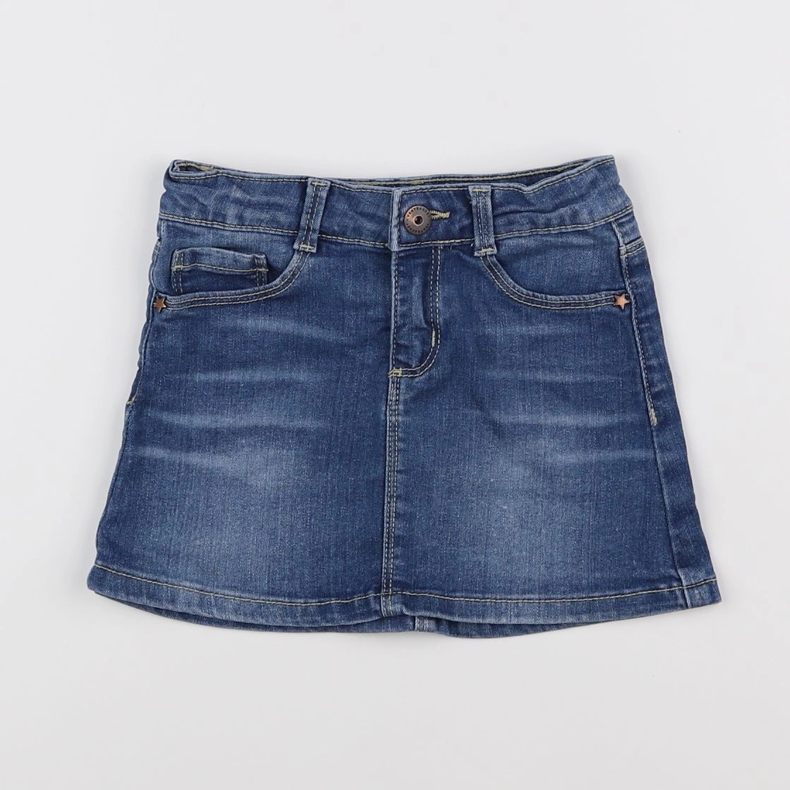 Vertbaudet - jupe bleu - 4 ans