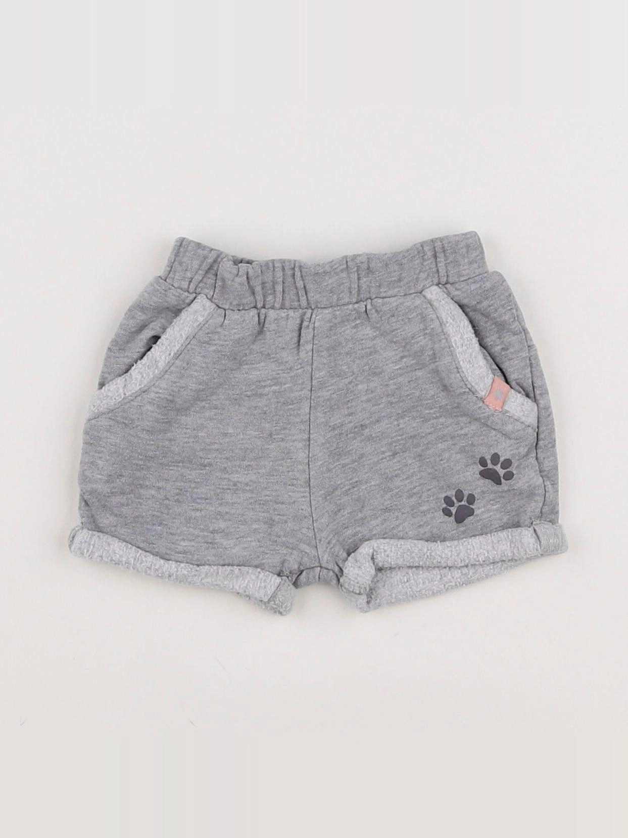 Vertbaudet - short gris - 3 mois
