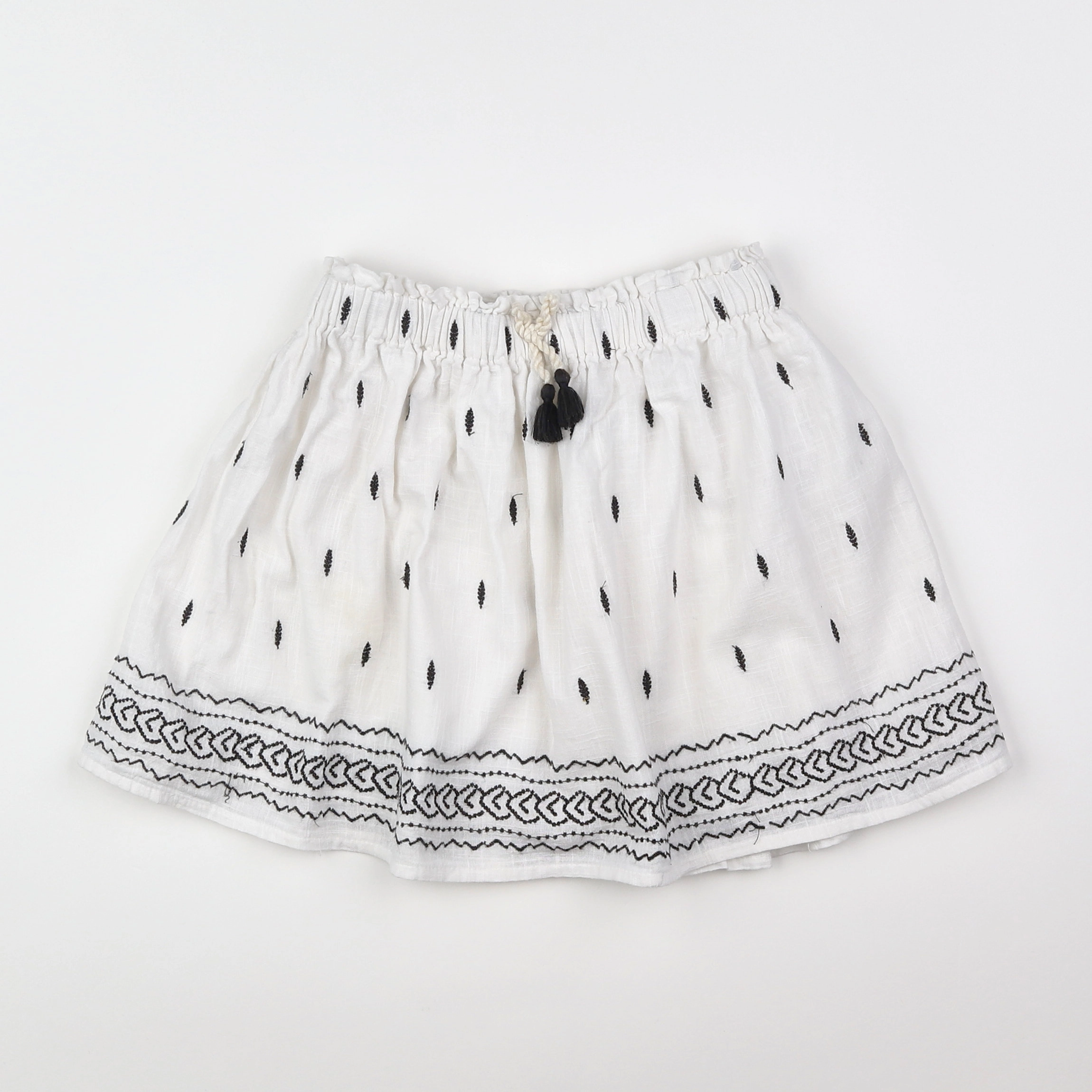 Vertbaudet - jupe blanc - 8 ans