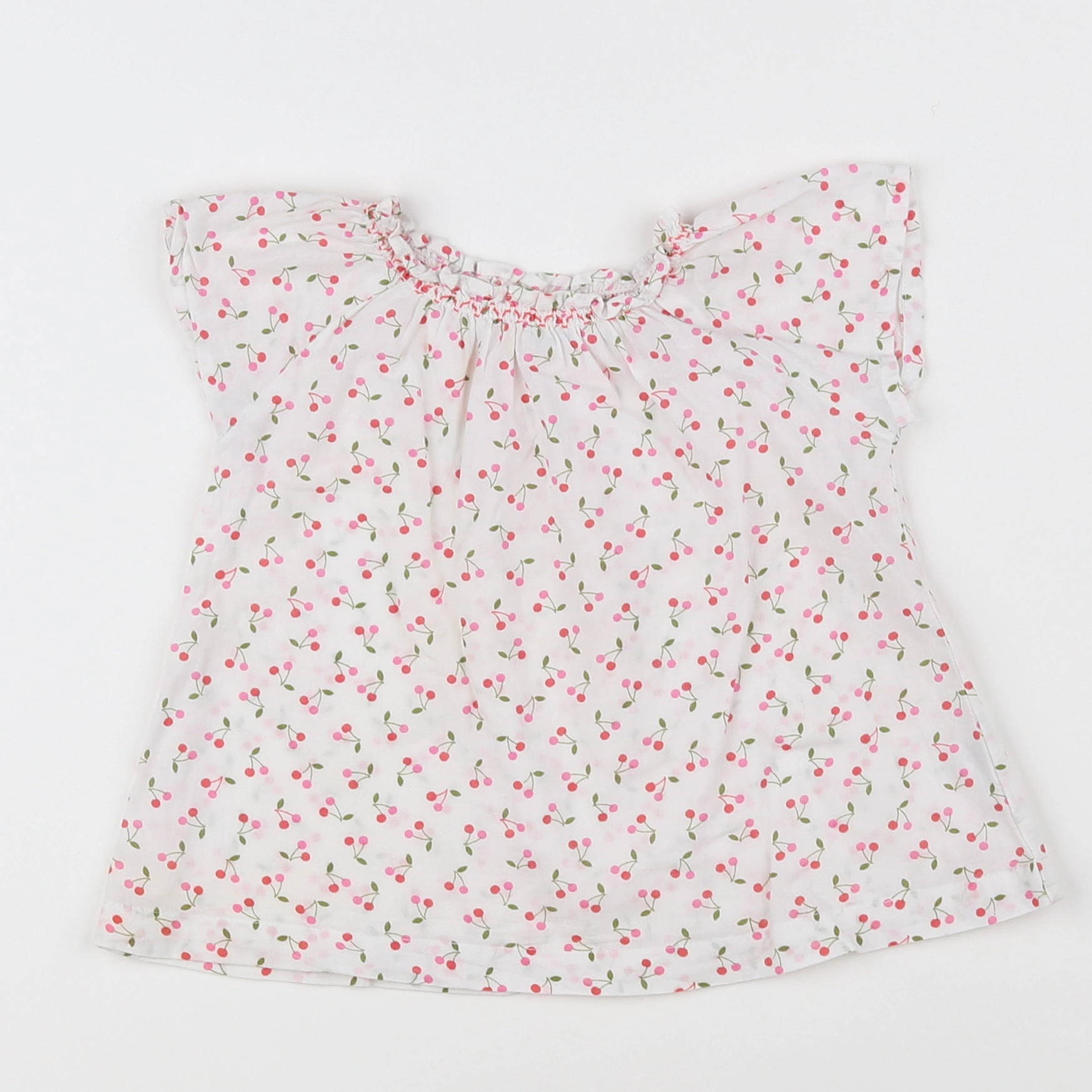 Boutchou - blouse blanc - 12 mois