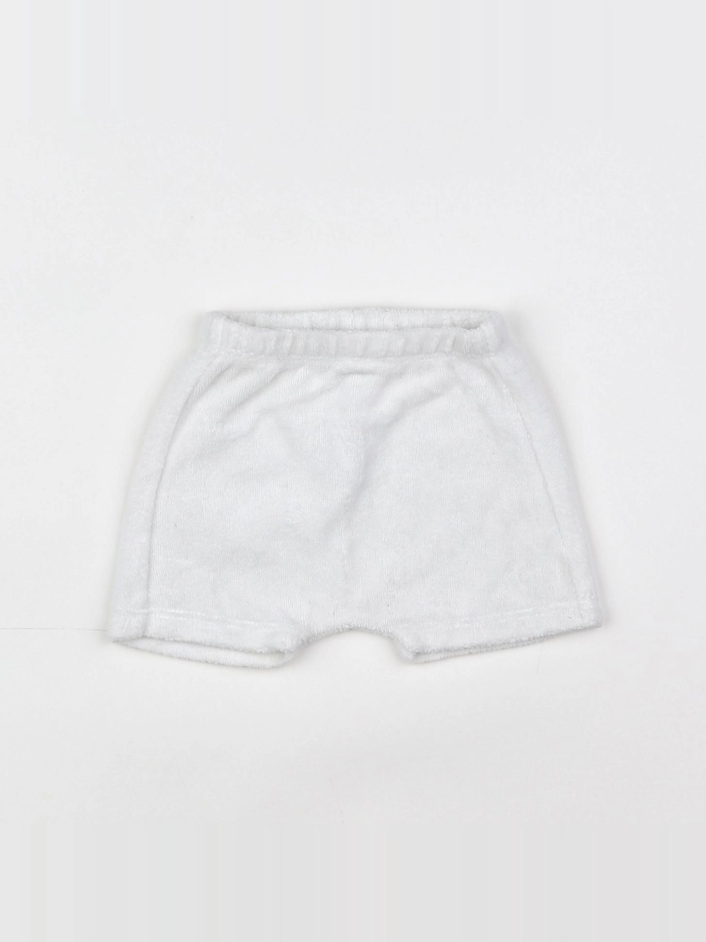 Absorba - short blanc - 3 mois