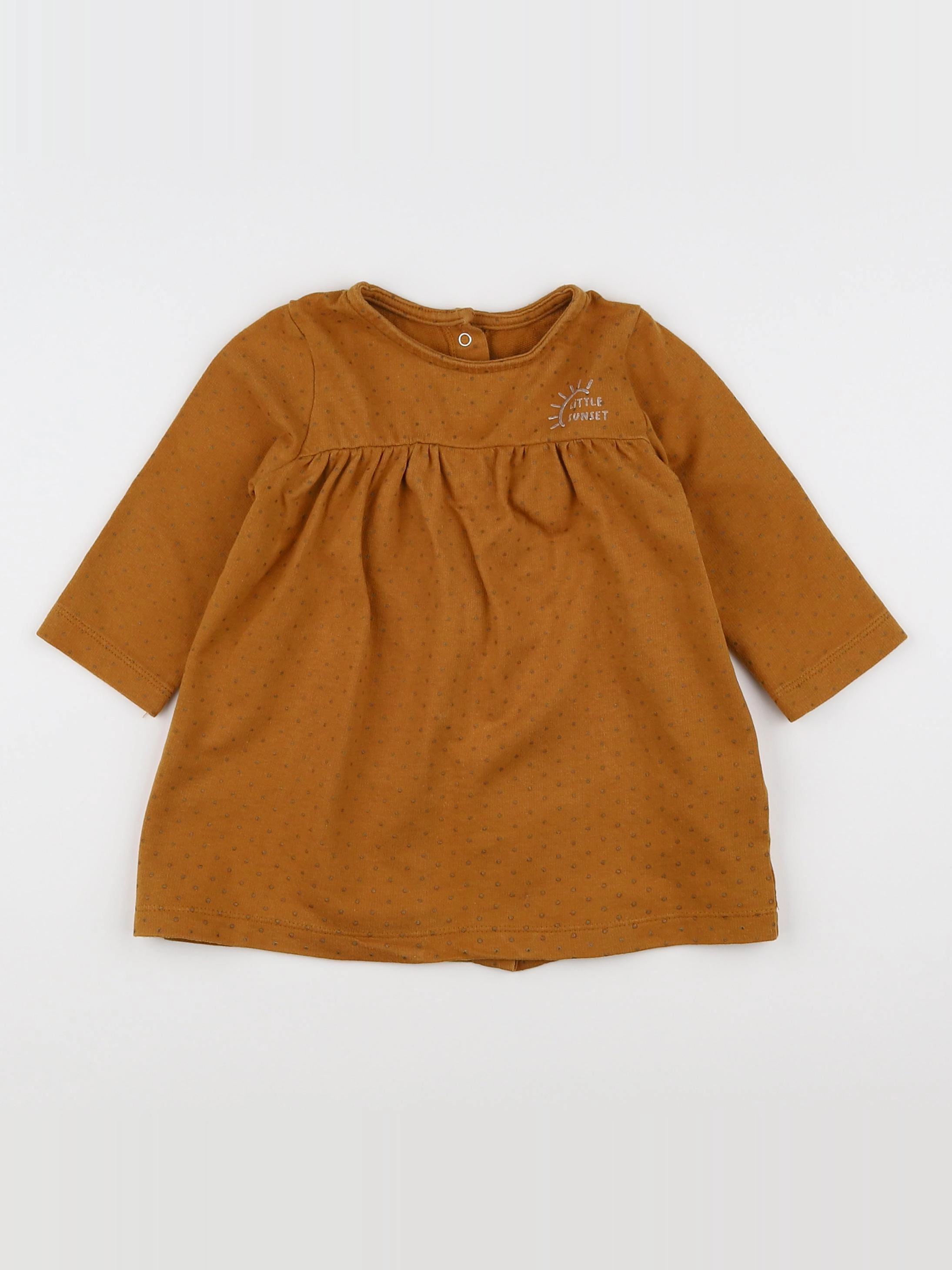 Vertbaudet - robe jaune - 12 mois
