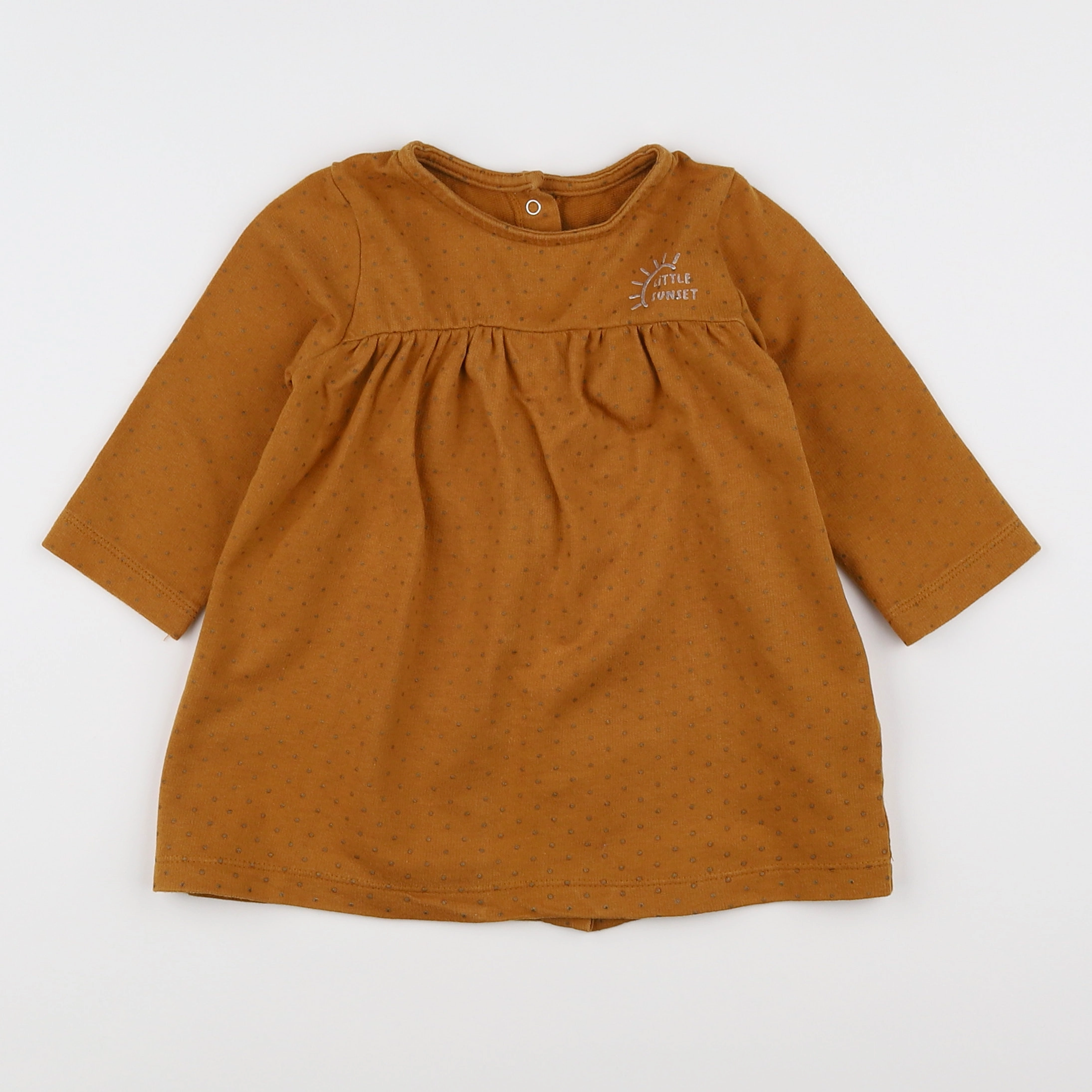 Vertbaudet - robe jaune - 12 mois