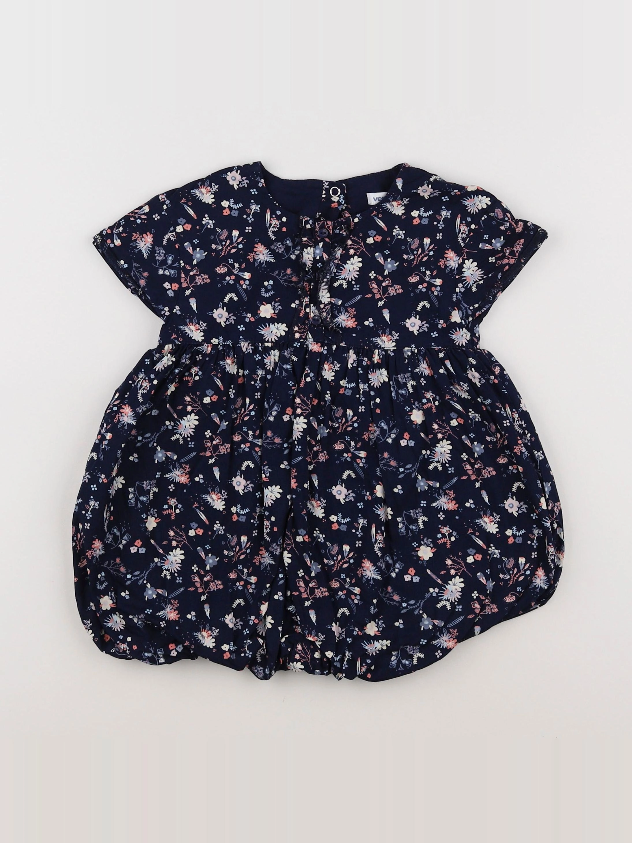 Vertbaudet - robe bleu - 2 ans