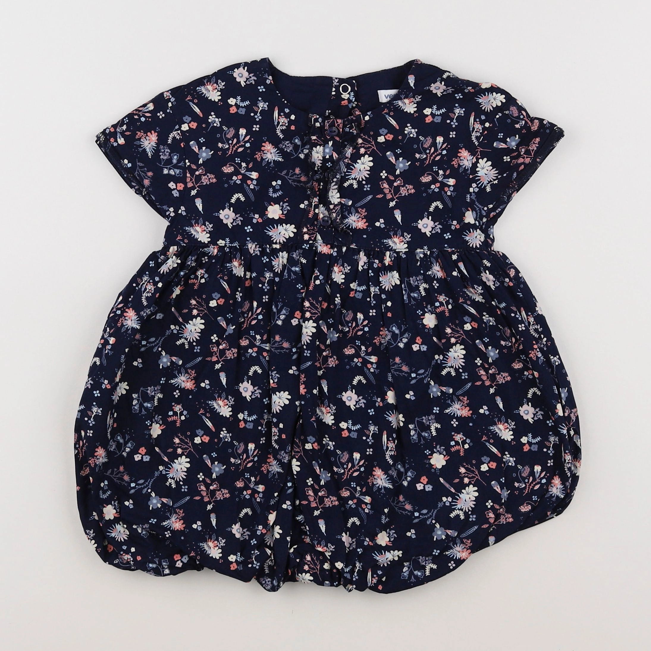 Vertbaudet - robe bleu - 2 ans