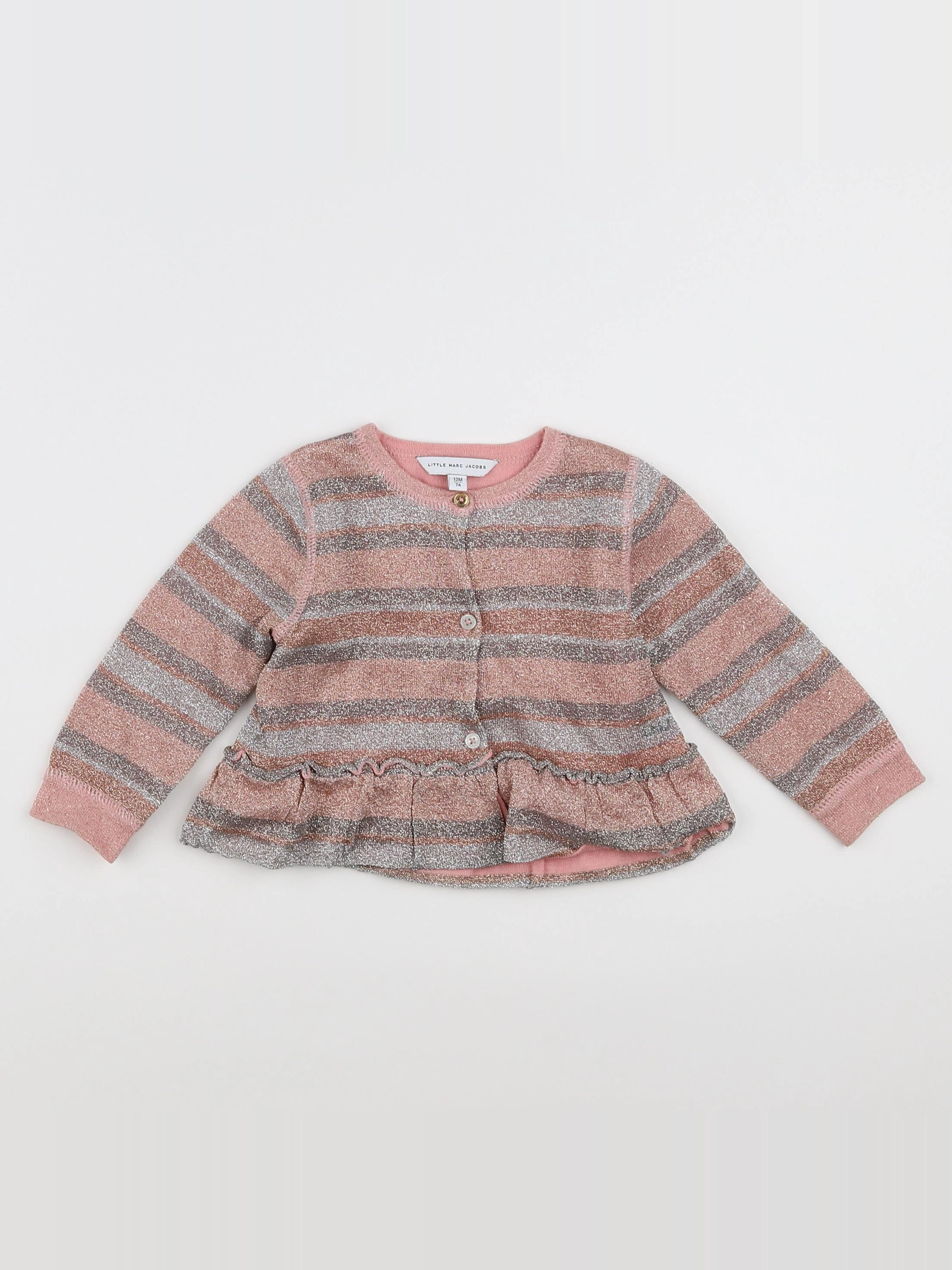 Little marc jacobs - gilet rose - 12 mois