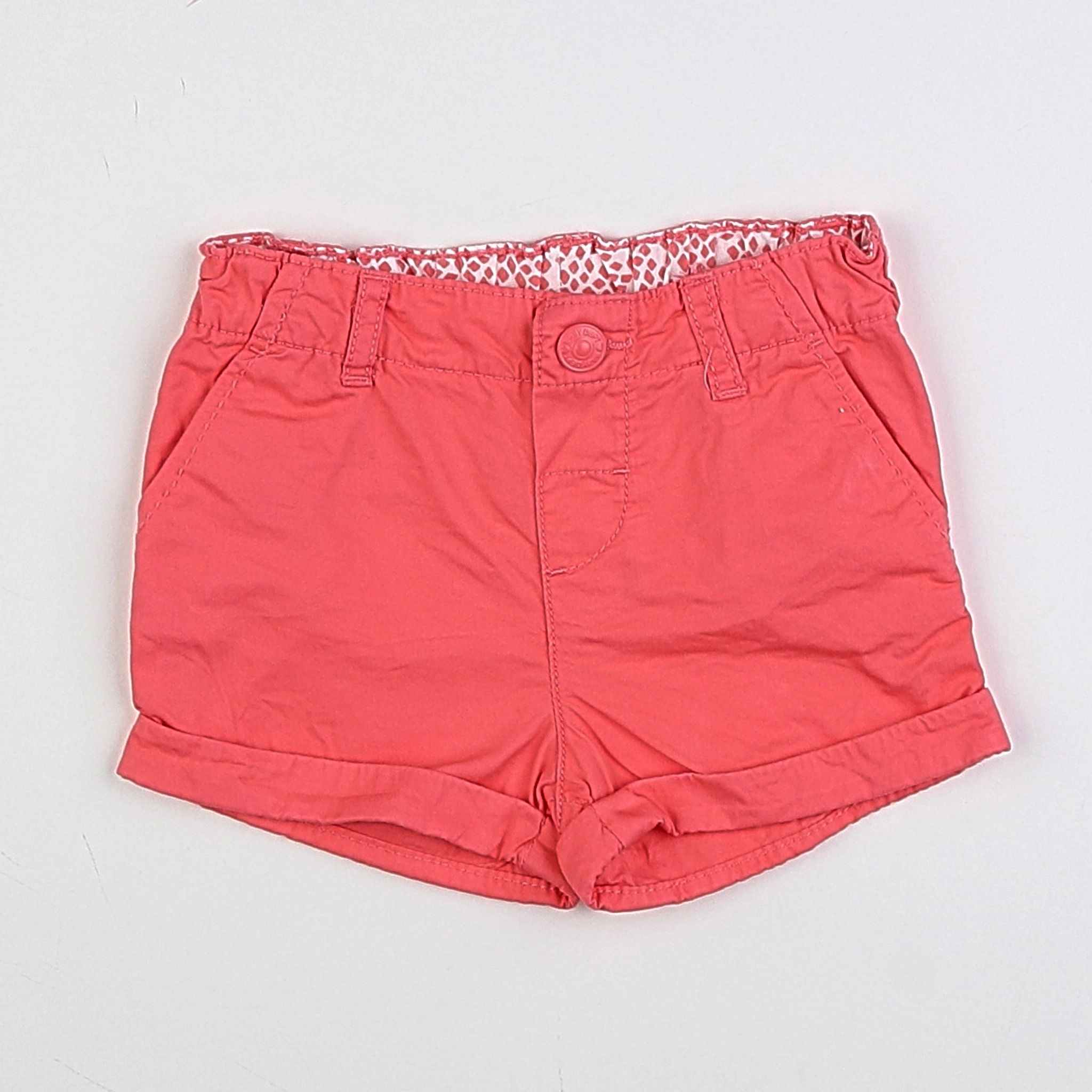H&M - short rose - 6/9 mois