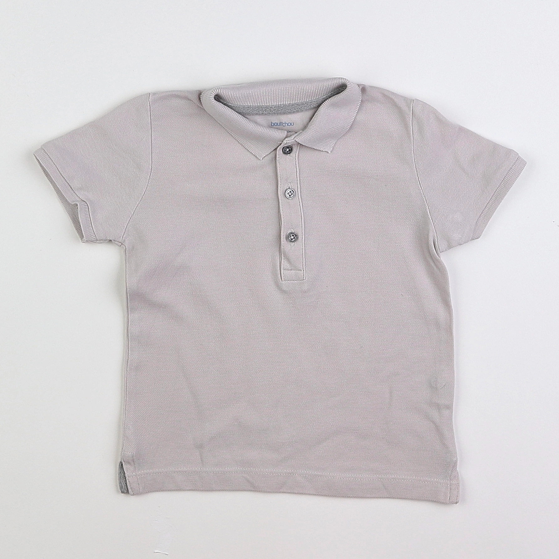 Boutchou - polo gris - 12 mois