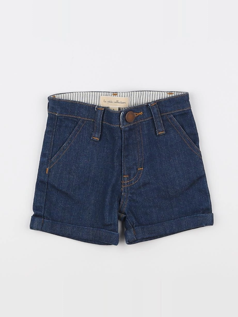 La Petite Collection - short bleu - 6 mois