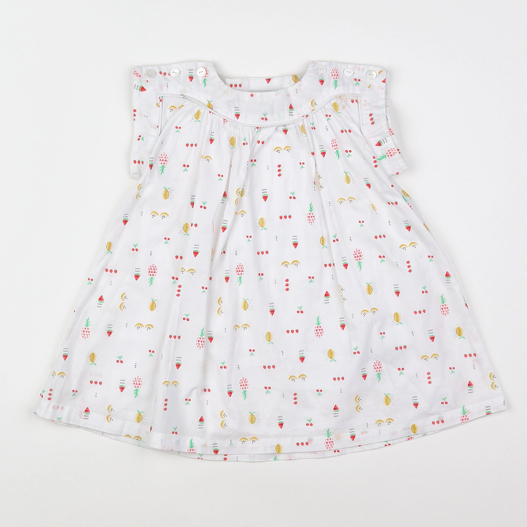 Cyrillus - robe blanc - 12 mois