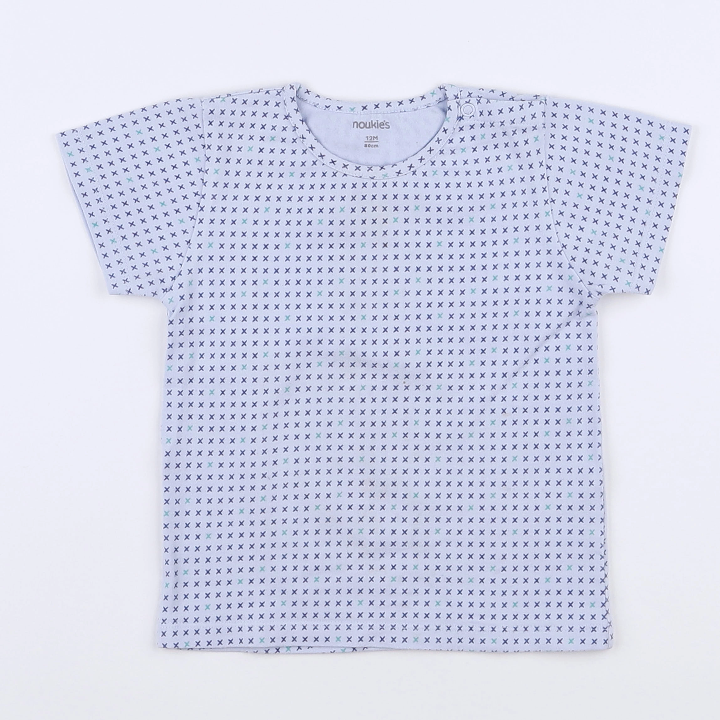 Noukie's - tee-shirt bleu - 12 mois