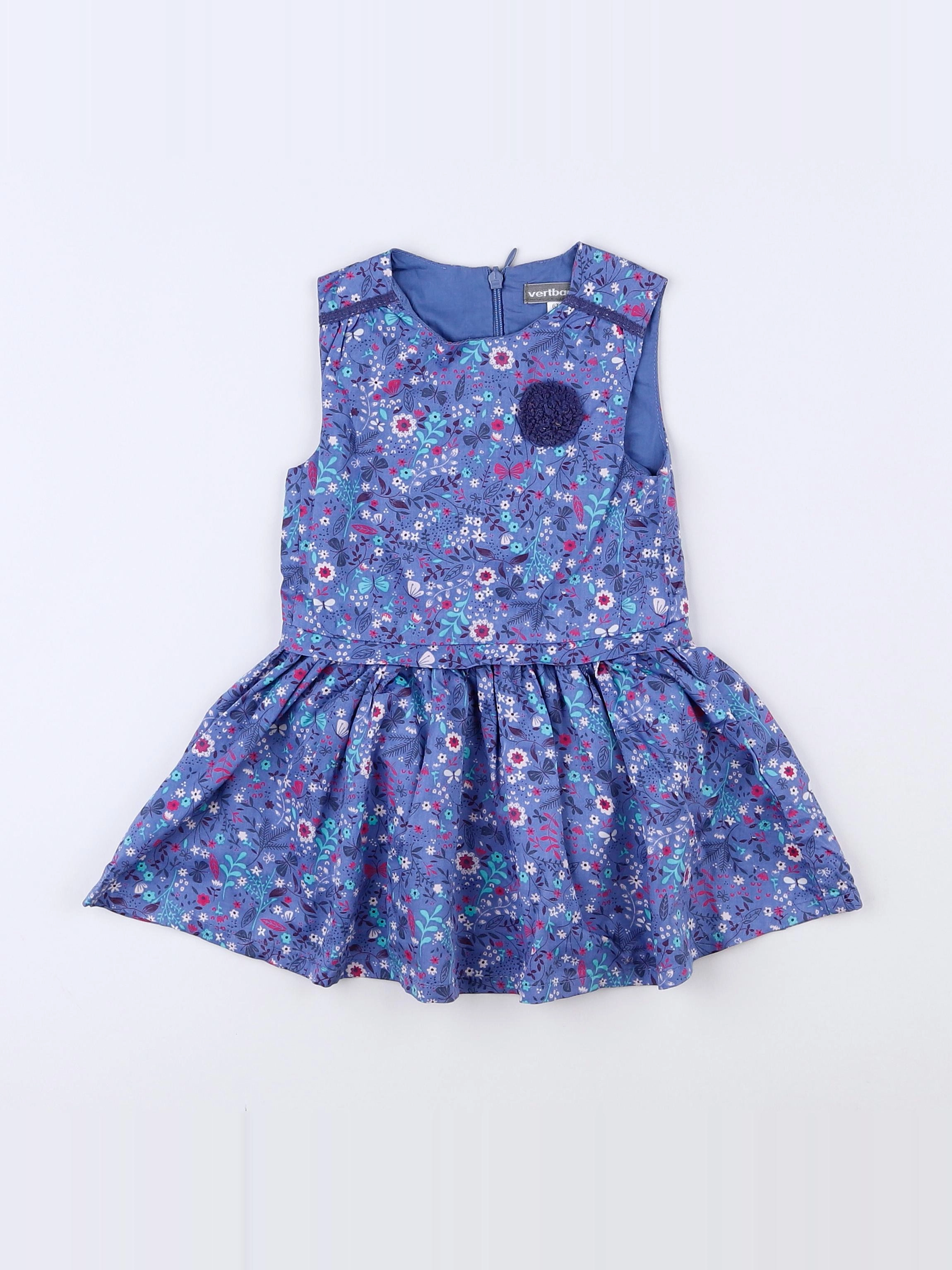 Vertbaudet - robe bleu - 6 mois
