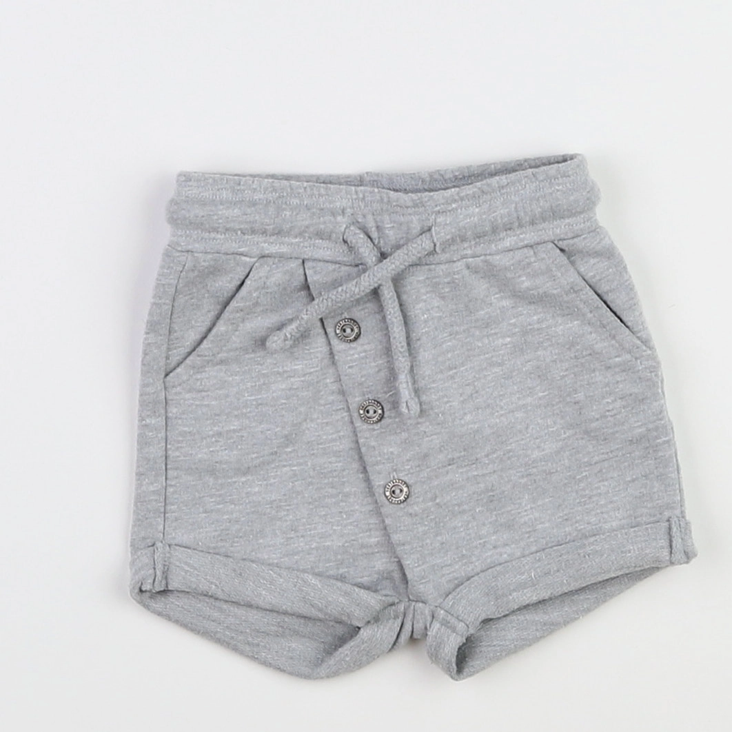 Vertbaudet - short gris - 3 mois