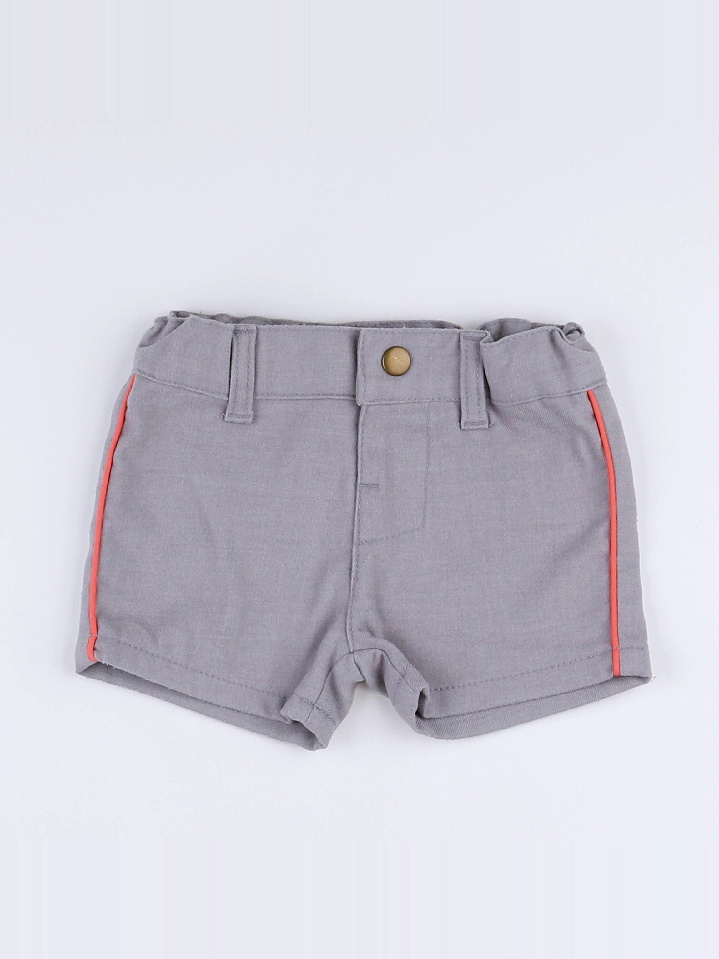 La Redoute - short gris - 3 mois