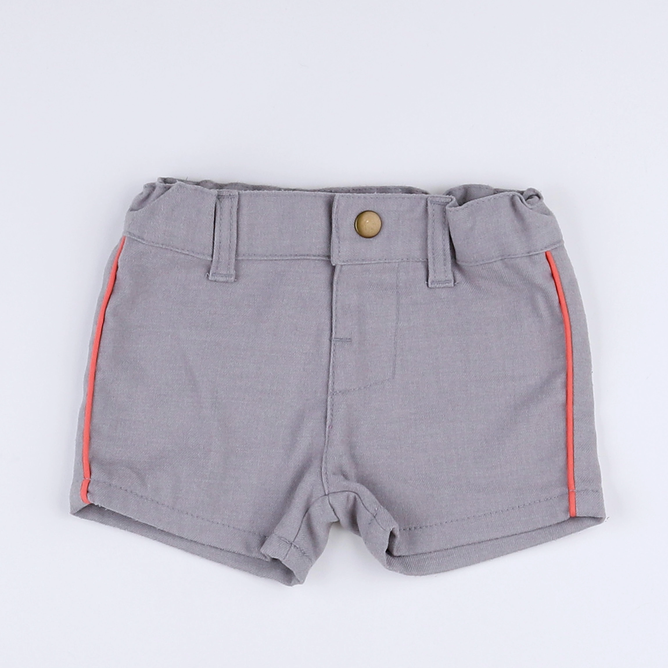 La Redoute - short gris - 3 mois