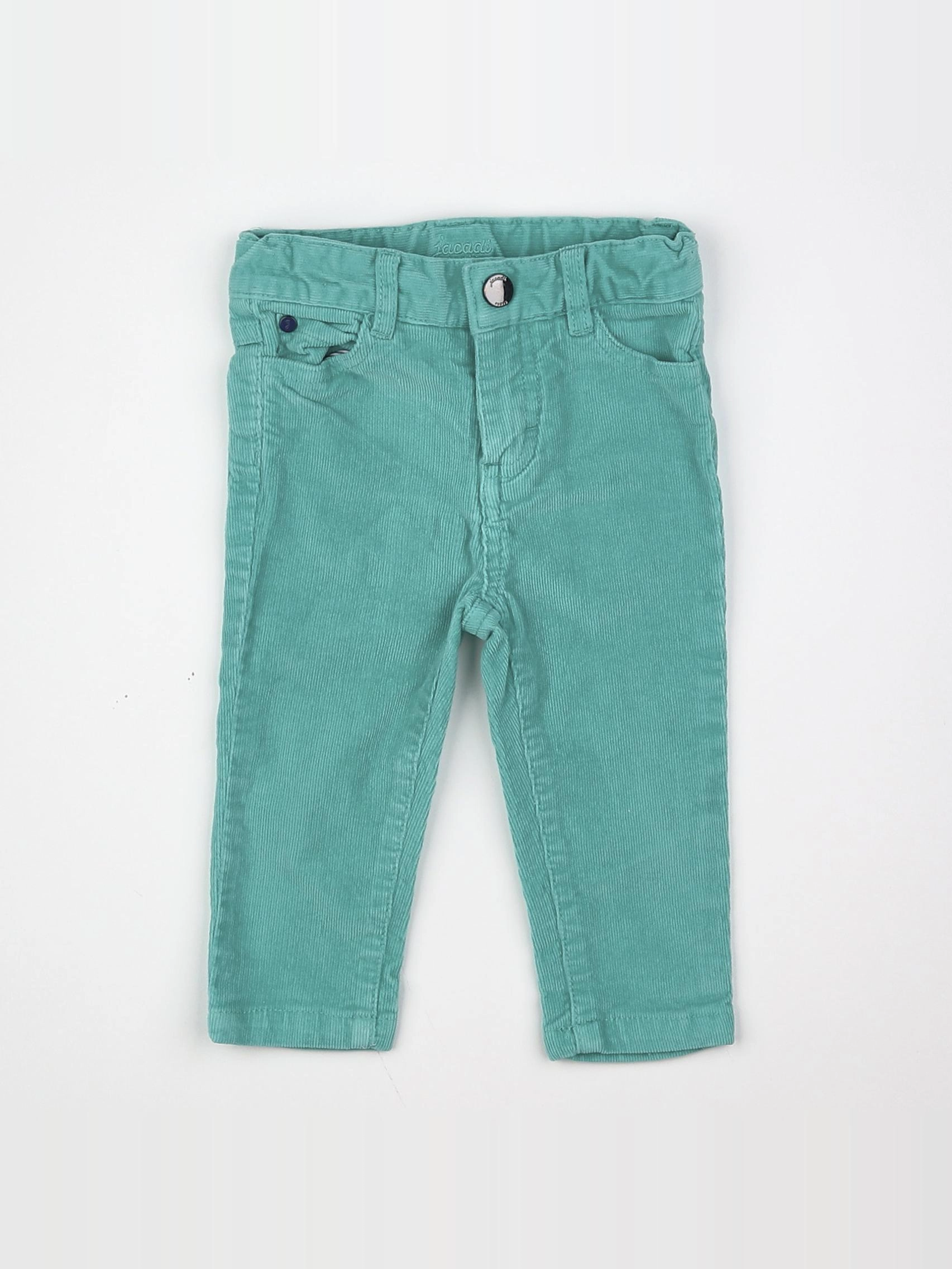 Jacadi - pantalon vert - 12 mois