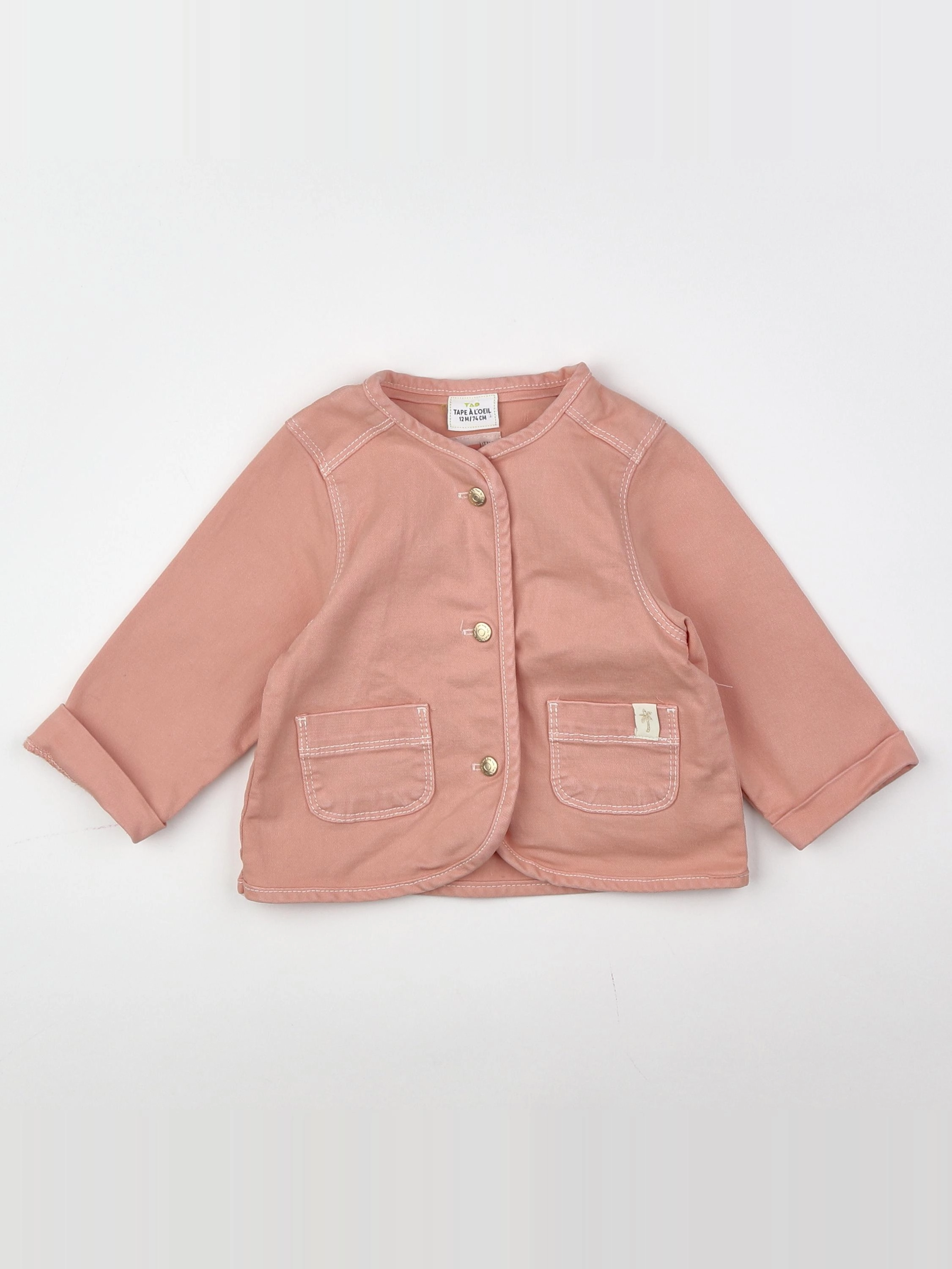 Tape à l'oeil - veste rose - 12 mois