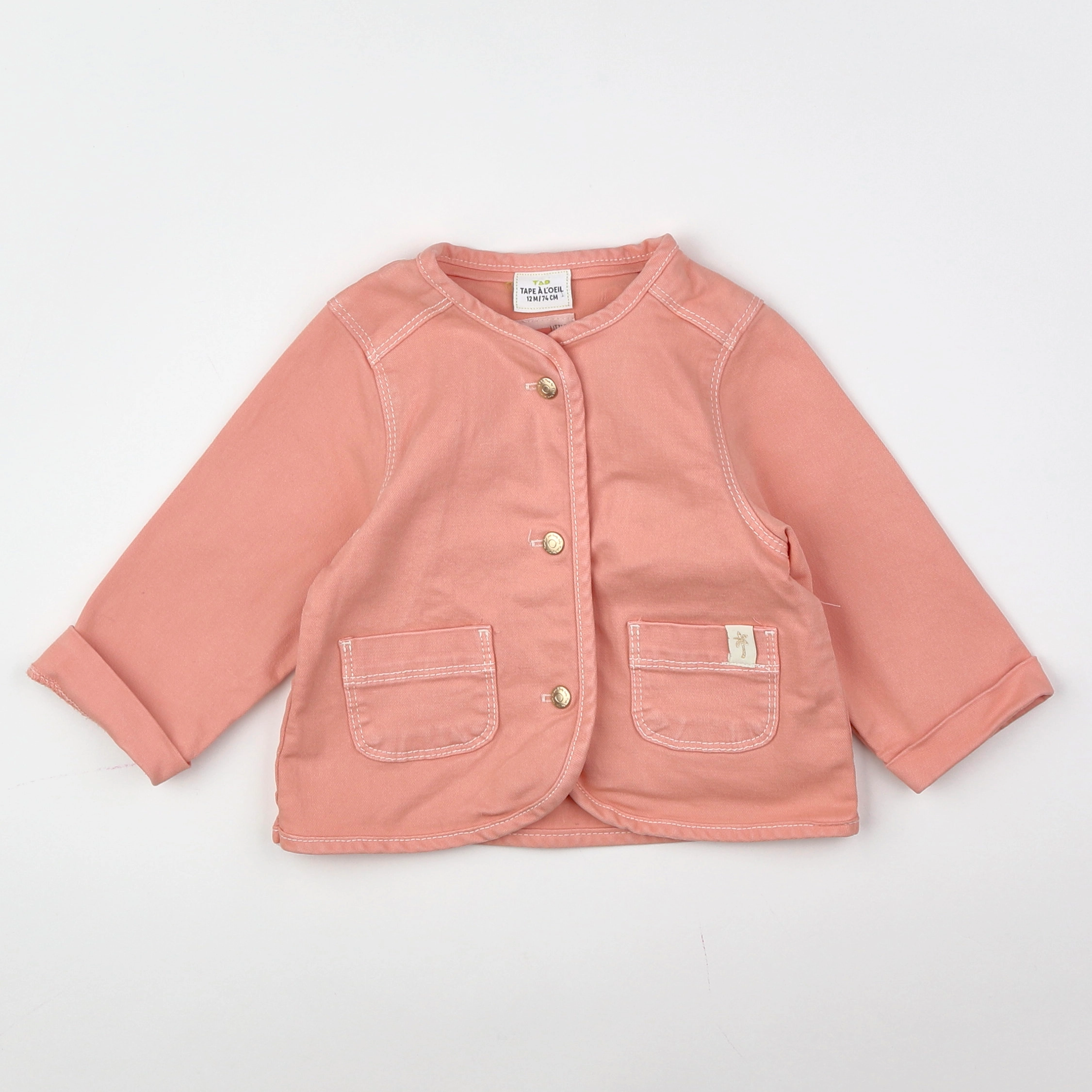 Tape à l'oeil - veste rose - 12 mois