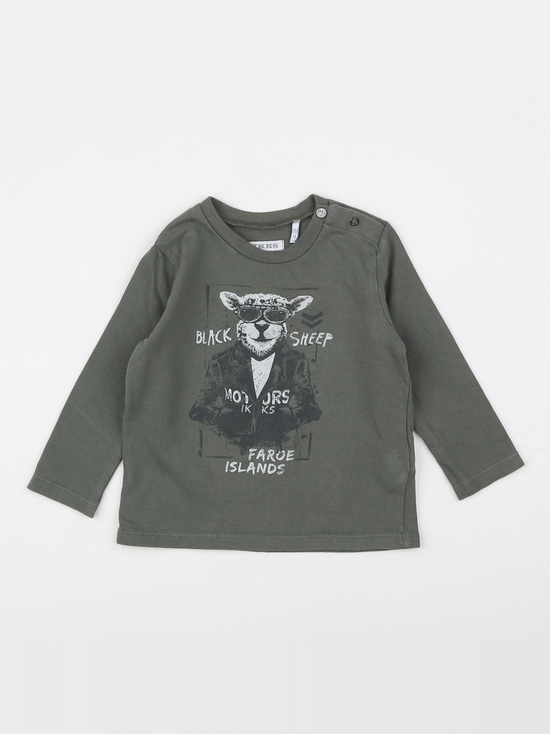IKKS - tee-shirt vert - 12 mois